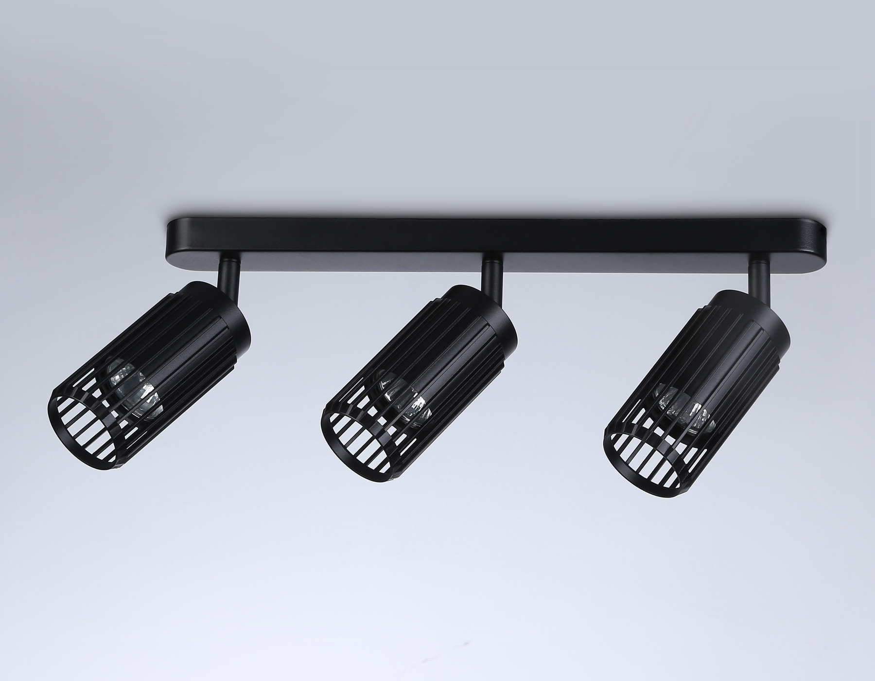 Накладной поворотный спот Ambrella TN51690/3 BK черный GU10/3 260*60*180