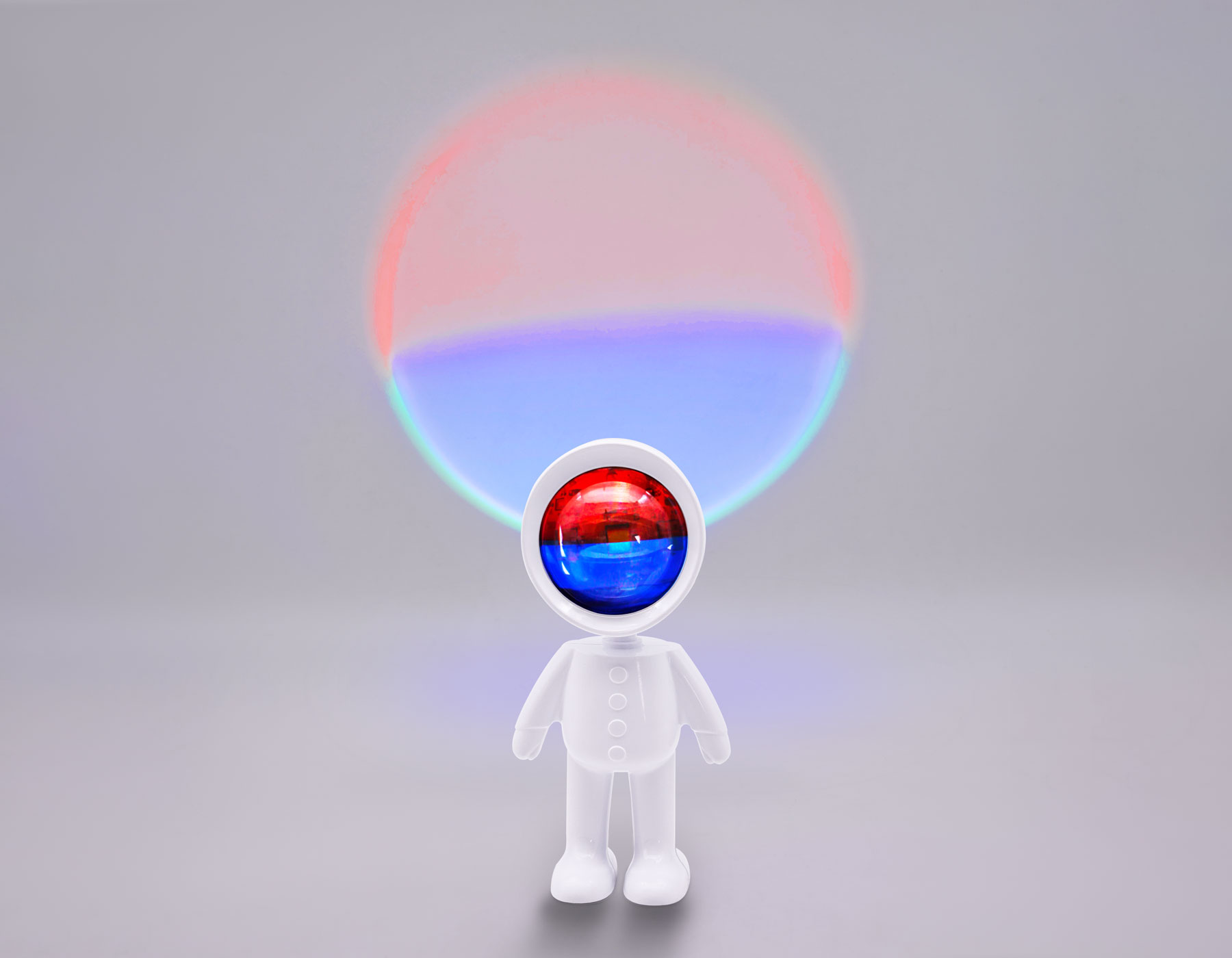 Настольный светильники Ambrella DE8225 WH белый LED Красный+Синий 3W