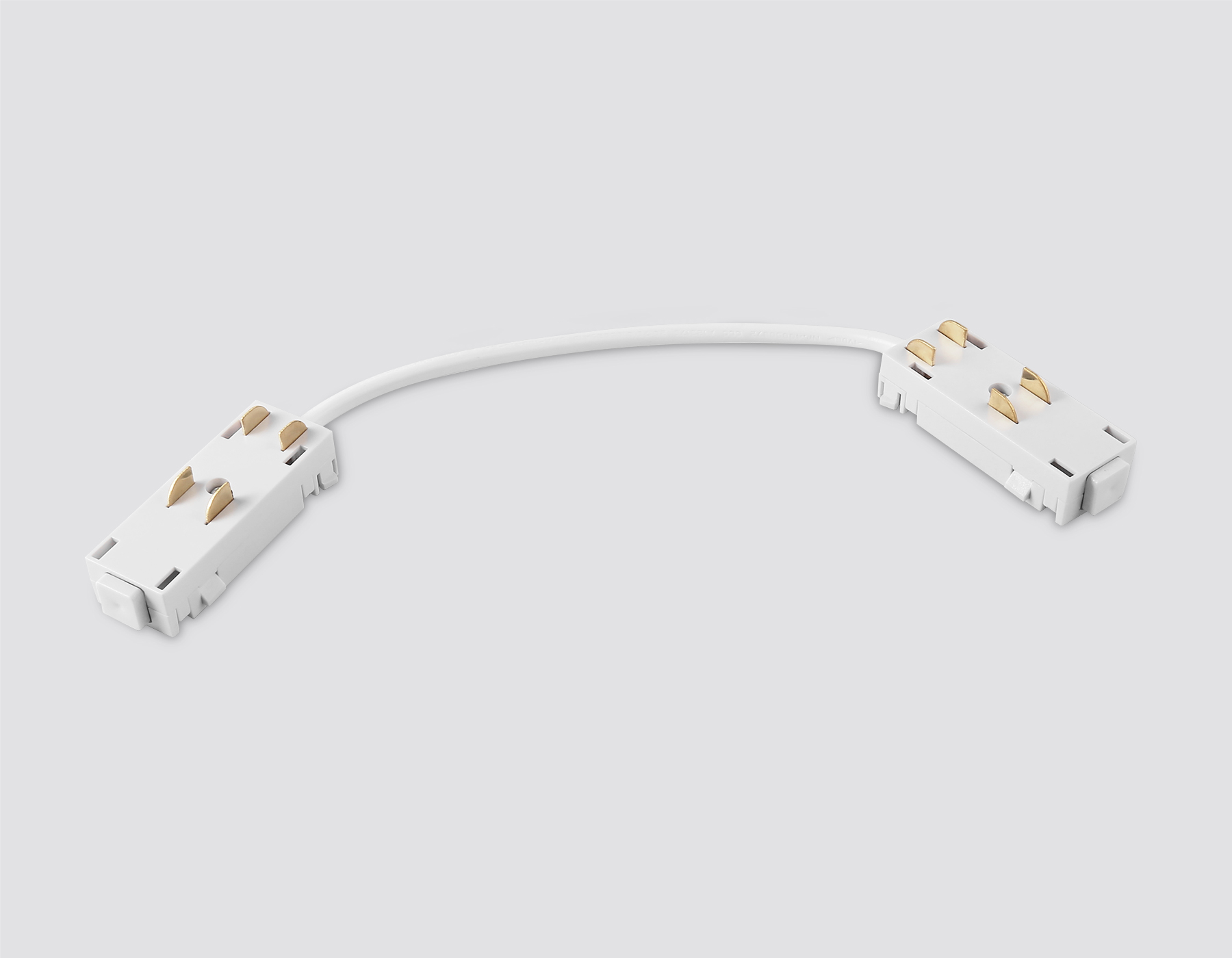 GL1109 WH белый коннектор питания гибкий для шинопровода Magnetic 220V 250*28.5*18