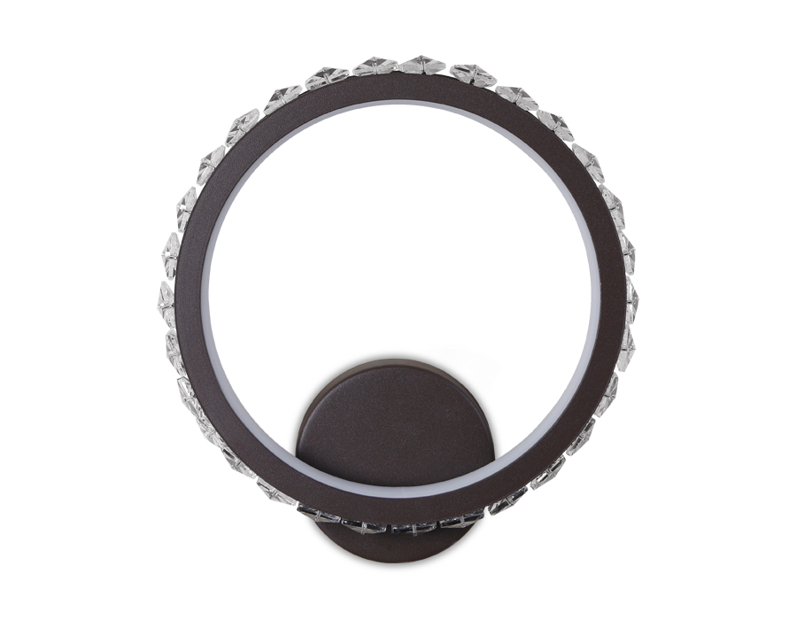 Настенный светодиодный светильник с выключателем  Ambrella FA212 CF кофе LED 3000K+6400K 15W 230*250*45