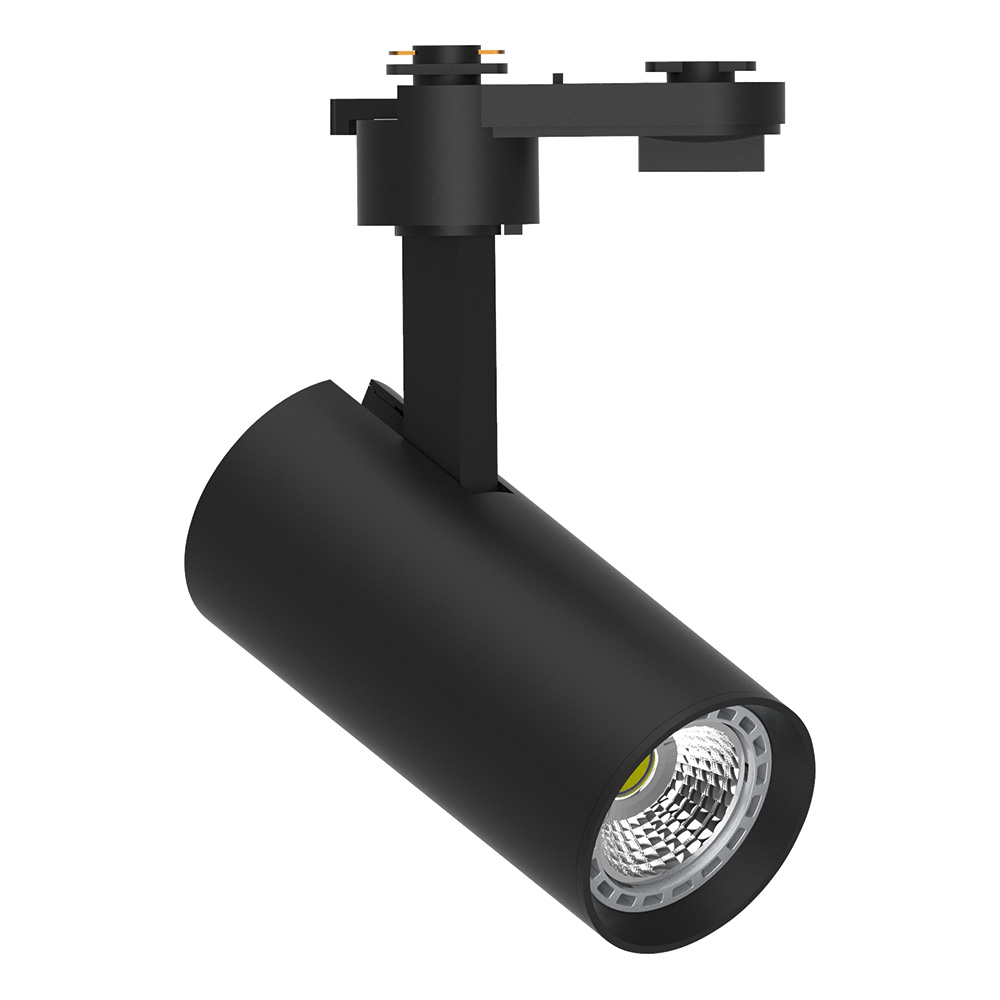 Светильник Feron AL195 трековый однофазный на шинопровод под лампу GU10, черный Светильник Feron AL195 трековый однофазный на шинопровод под лампу GU10, черный