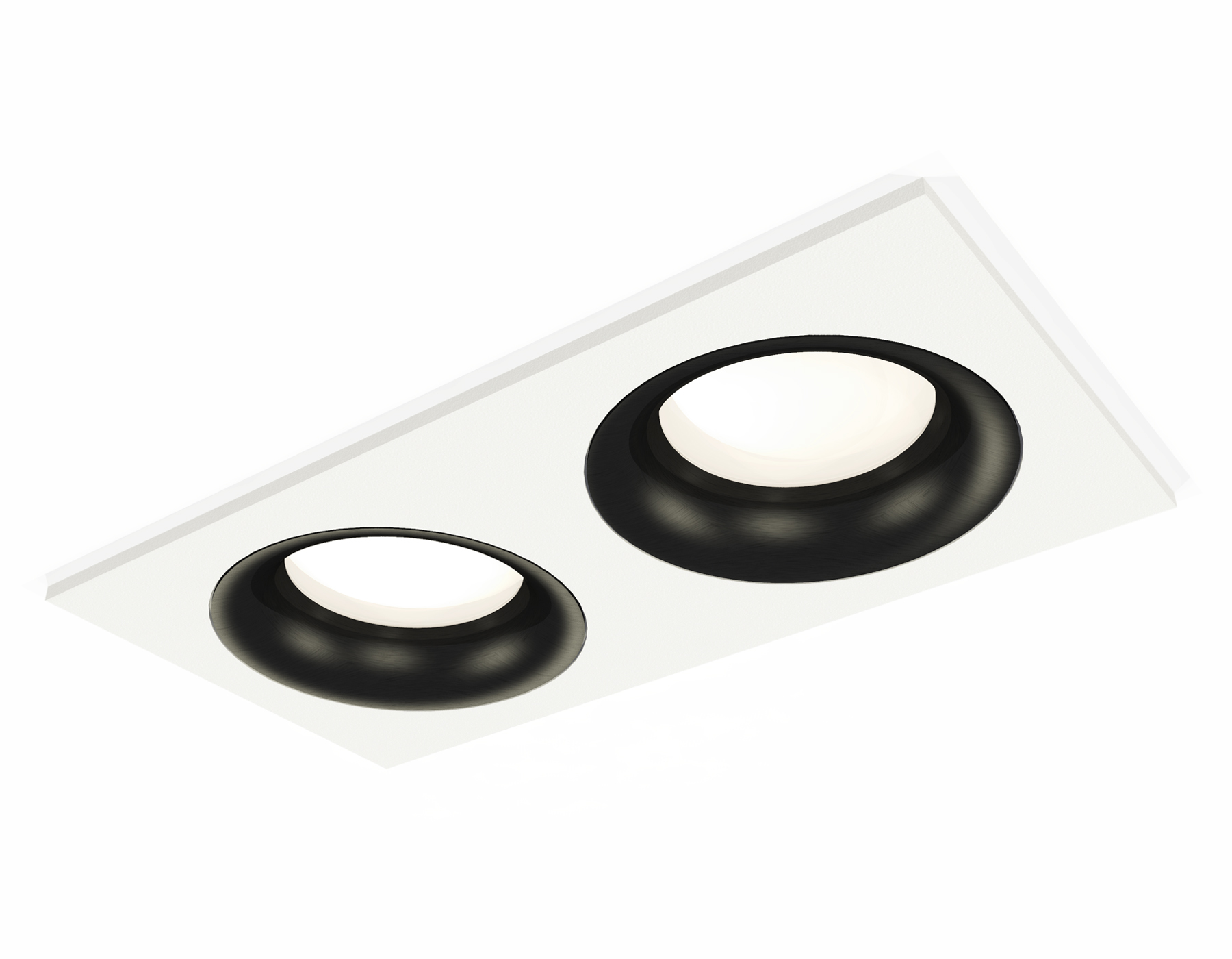 Встраиваемый светильник XC7635002 SWH/PBK белый песок/черный полированный MR16 GU5.3 (C7635, N7011)