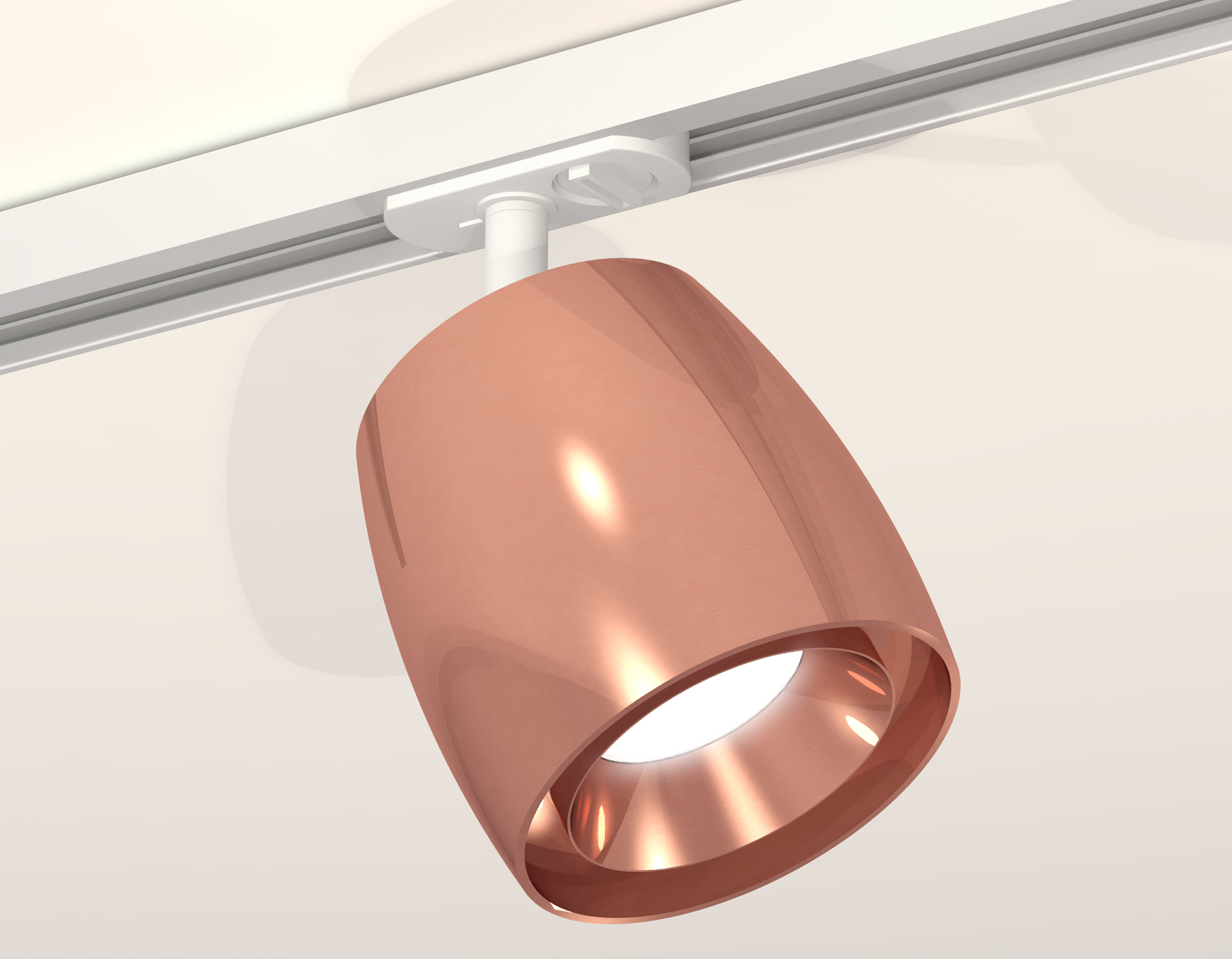 Трековый светильник XT1144001 PPG/SWH золото розовое полированное/белый песок MR16 GU5.3 (A2536, C1144, N7035)