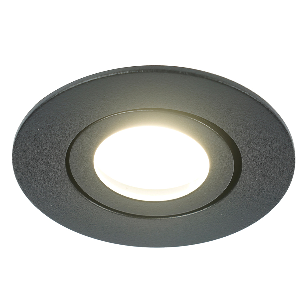 Светильник встраиваемый Feron DL1101 потолочный MR11 G5.3, GU10 черный