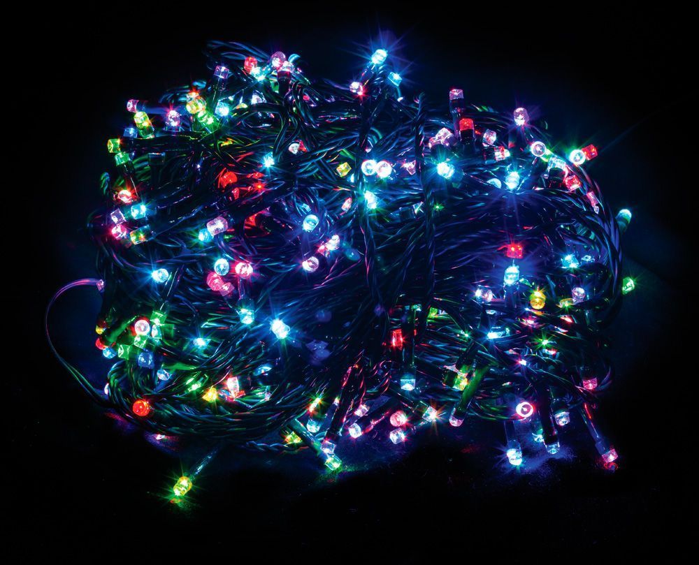 Светодиодная гирлянда Feron CL304 линейная 5,8м + 0.5м разноцветная с питанием от батареек