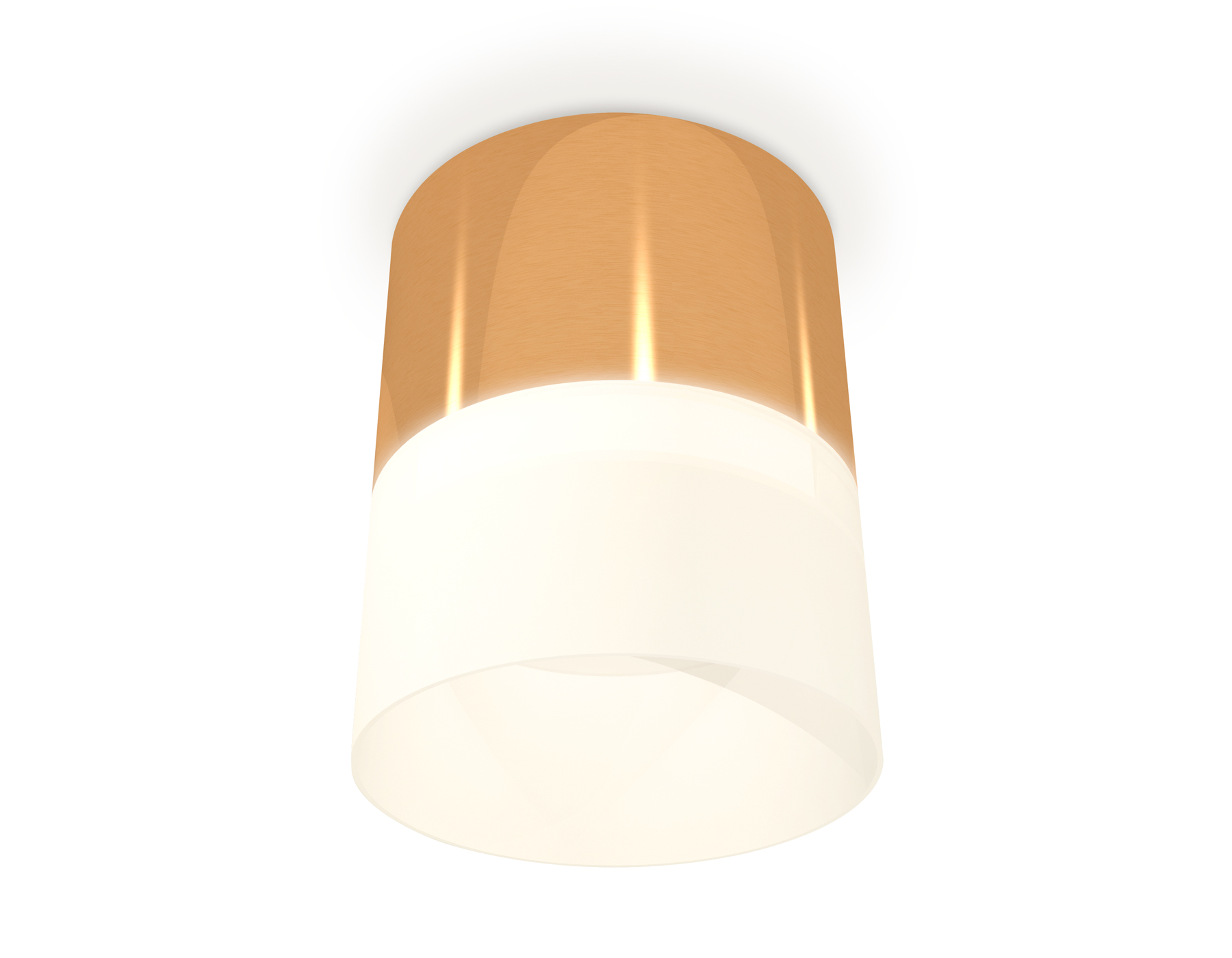 Накладной светильник XS8121011 PYG/FR золото желтое полированное/белый матовый GX53 (C8121, N8402)