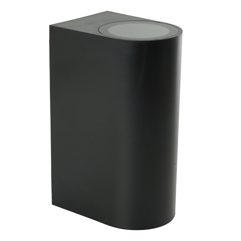 Светильник садово-парковый Feron.ONE DH015-P, на стену, 2*GU10 220-240V, черный пластик