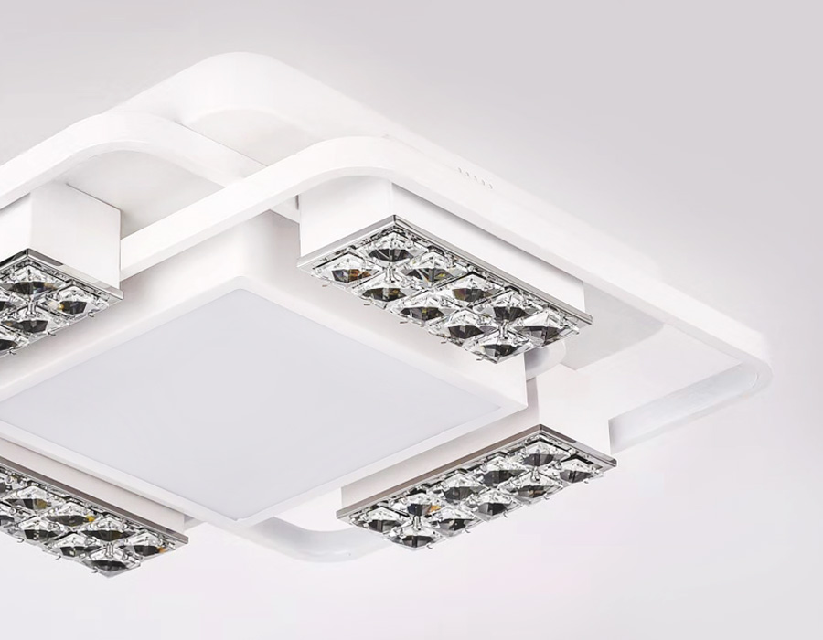 Потолочный управляемый светильник Ambrella ICE FA144 WH 96W белый