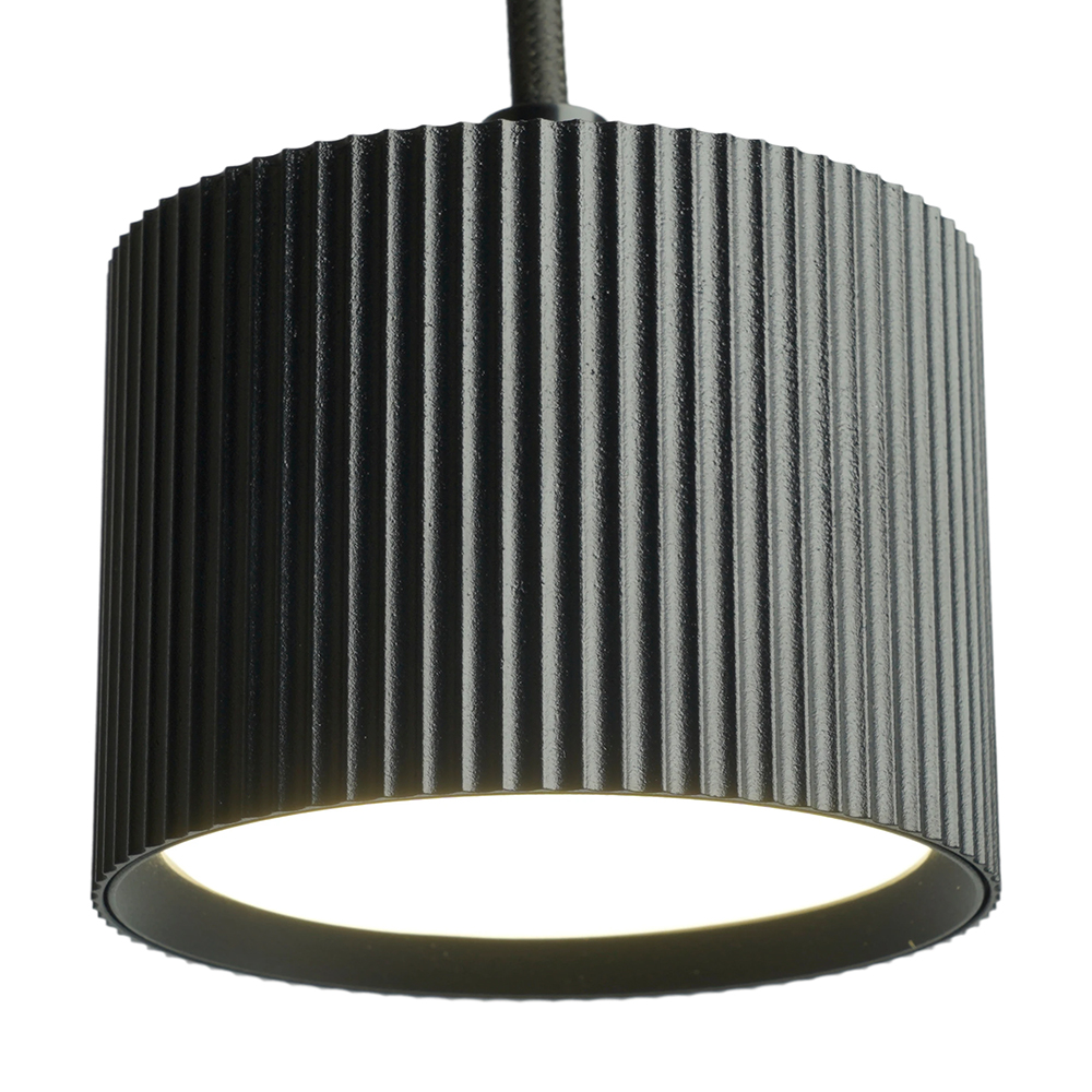 Светильник потолочный Feron Barrel HL4588 ARIA  levitation 12W, 230V, GX53, черный, на подвесе 1,7 м