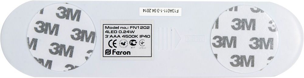 Светильник ночник Feron FN1202 0,24W, белый