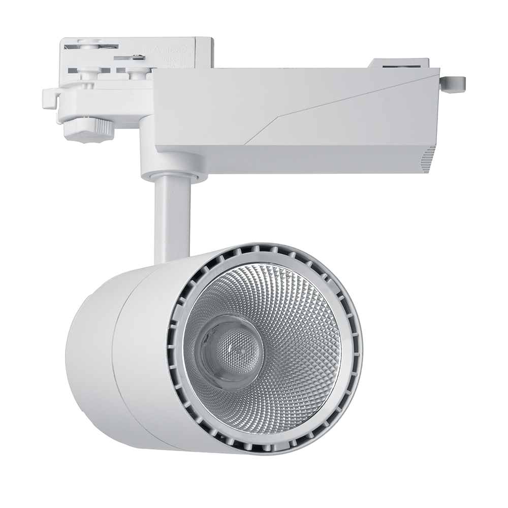 Светодиодный светильник Feron AL103 трековый однофазный на шинопровод 30W 4000K, 35 градусов, белый с индексом цветопередачи >90Ra серия TrueColor Светодиодный светильник Feron AL103 трековый однофазный на шинопровод 30W 4000K, 35 градусов, белый с индексом цветопередачи >90Ra серия TrueColor