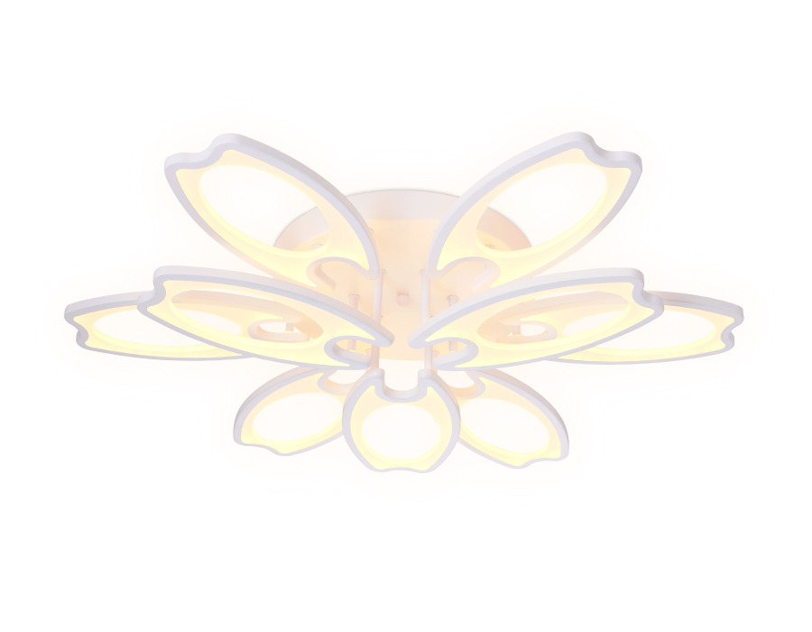 Потолочный светодиодный светильник с пультом Ambrella FA579/6+3 WH белый 162W 700*640*120 (ПДУ РАДИО 2.4G)