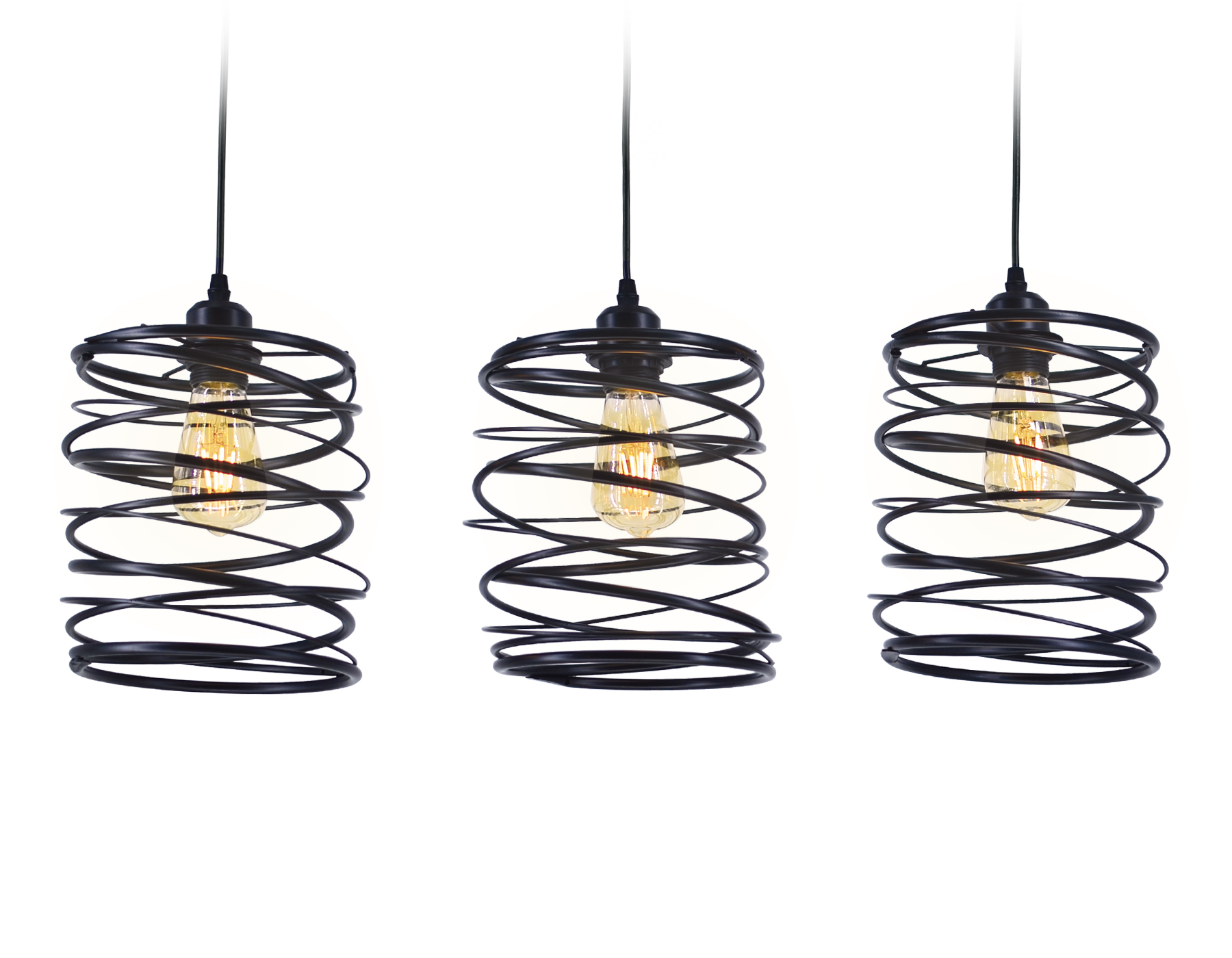 Подвесной светильник Ambrella в стиле лофт TR8403 черный E27/3 max 60W 720*180*1000 Подвесной светильник Ambrella в стиле лофт TR8403 черный E27/3 max 60W 720*180*1000