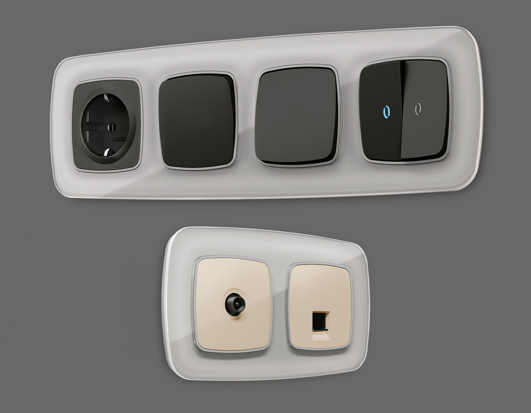 OF320401 Рамка OMEGA Radian (Серебро Стекло органическое) 1-ая