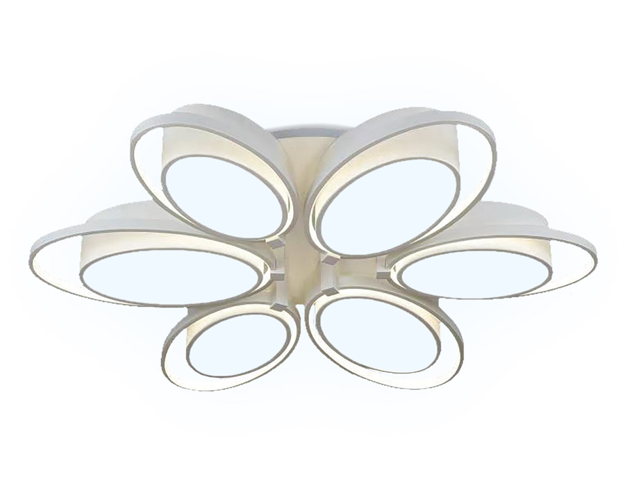 Светильник Ambrella FG2511/6 WH 156W 670*670*100 (ПДУ РАДИО 2.4)