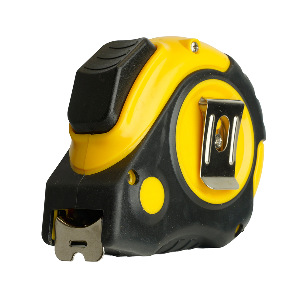 Рулетка, 7,5 м х 25 мм, прорезиненное покрытие, II класс точности, автостоп MTS-77-R