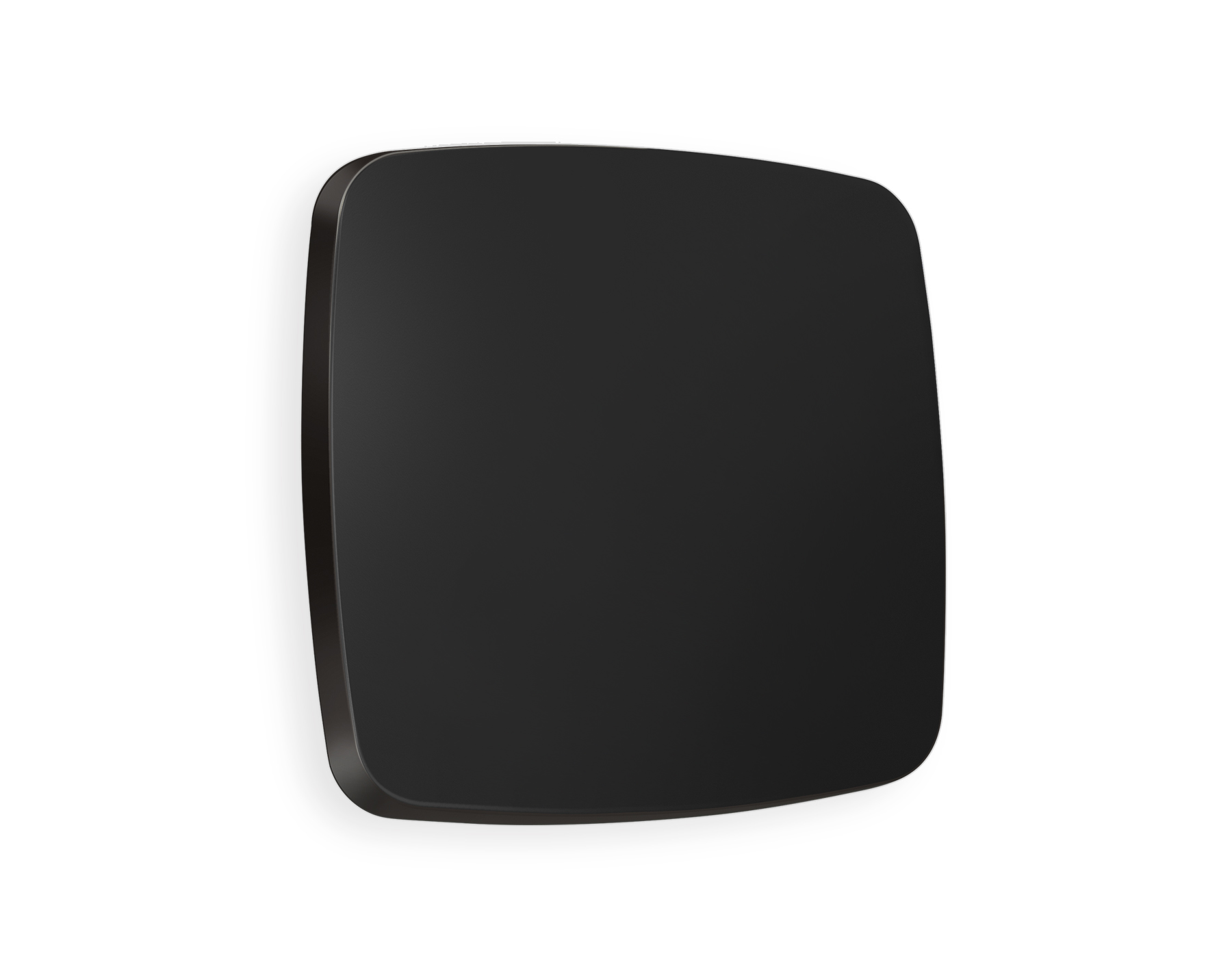 OP8010 Лицевая панель OMEGA (Черный матовый) для 1-кл выключателей QUANT