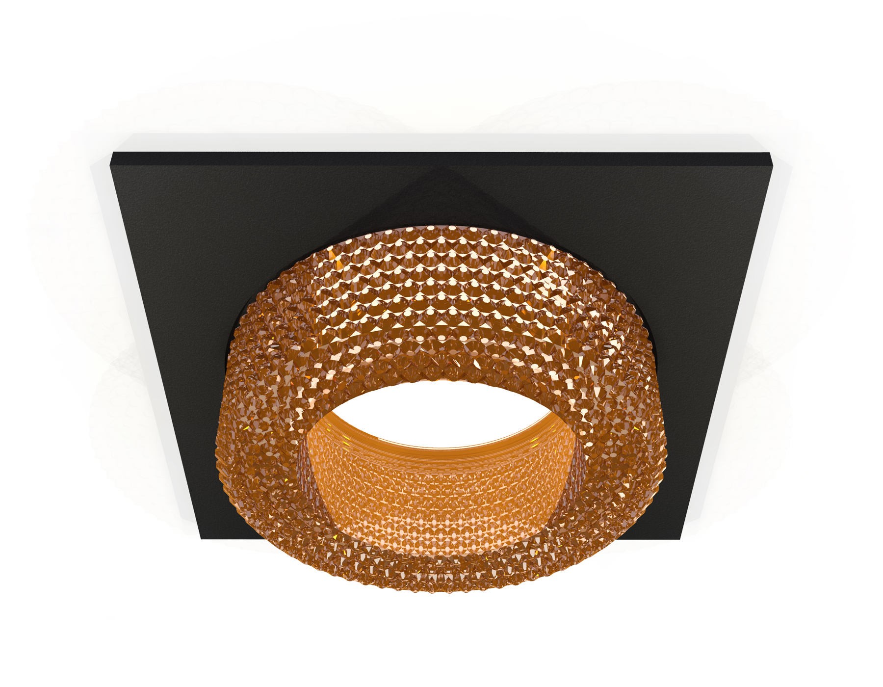 Встраиваемый светильник XC7632024 SBK/CF черный песок/кофе MR16 GU5.3 (C7632, N7195)