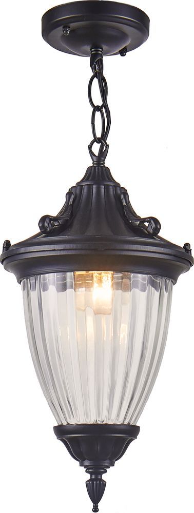 Светильник садово-парковый Feron PL585 на цепочке  60W 230V E27, черный