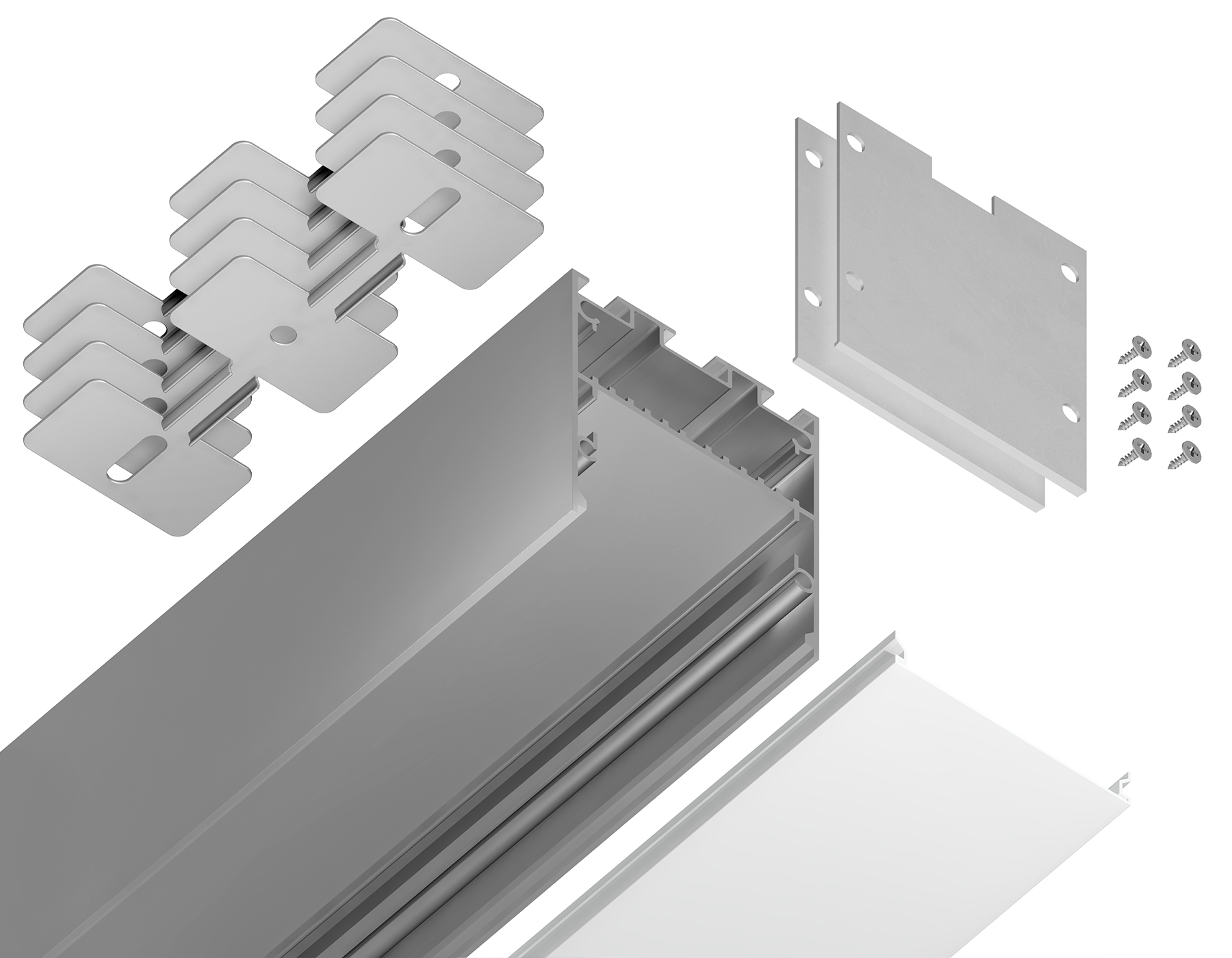 GP3050AL серебро 2000*42*45