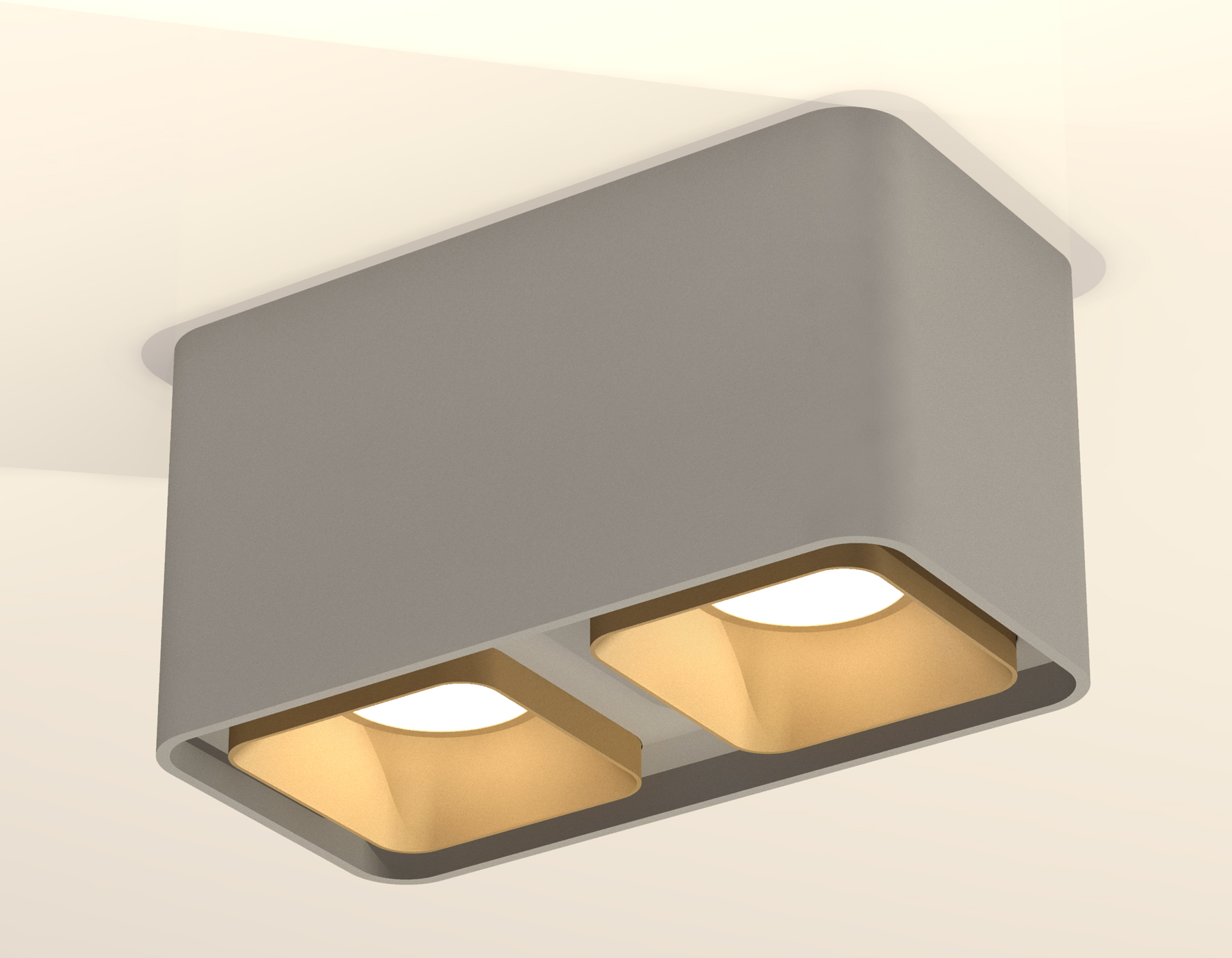 Накладной светильник XS7852004 SGR/SGD серый песок/золото песок MR16 GU5.3 (C7852, N7704)