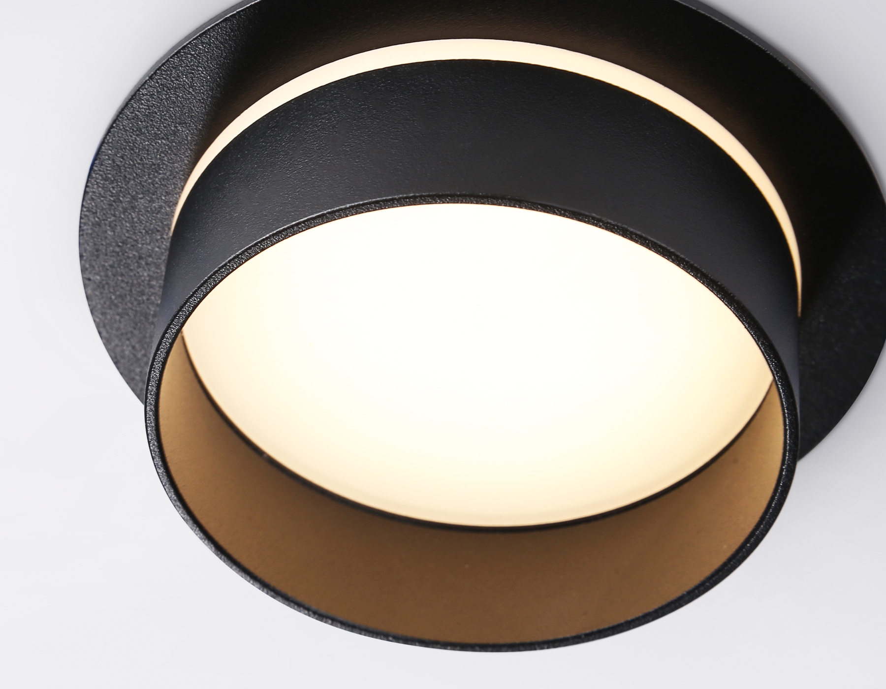 Встраиваемый светильник Ambrella TN5213 BK черный GX53 D110*58