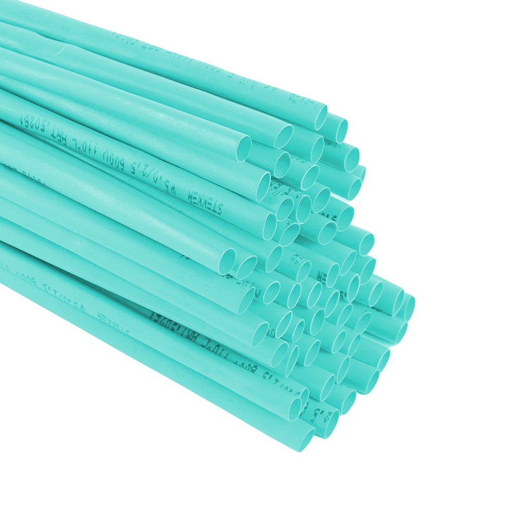 Термоусадочная трубка STEKKER 4,0/2,0 мм, длина 100 см., усадка 2:1, зеленый HST-420-100GN