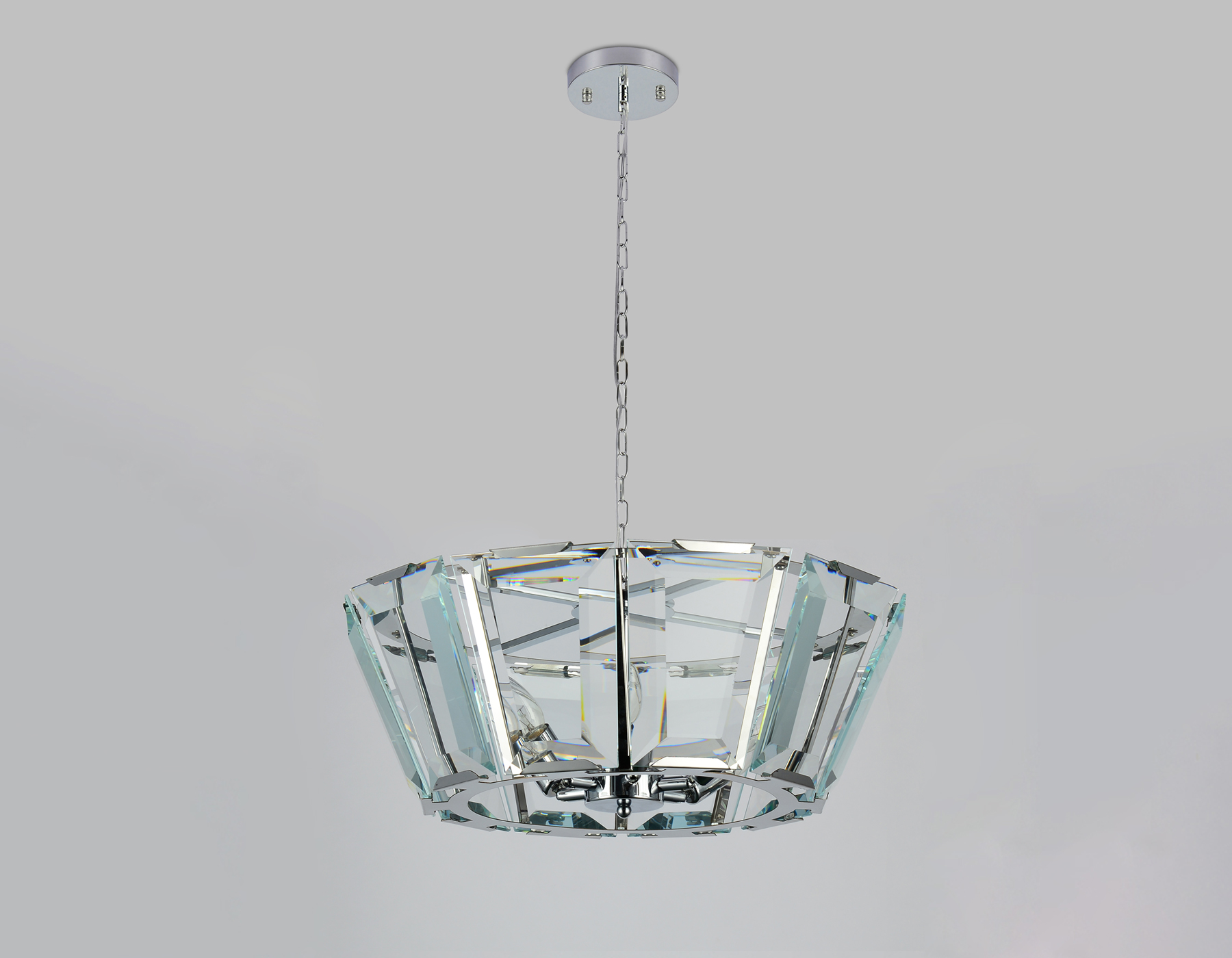 Подвесная люстра с хрусталем Ambrella TR5110 CH/CL хром/прозрачный E14/6 max 40W