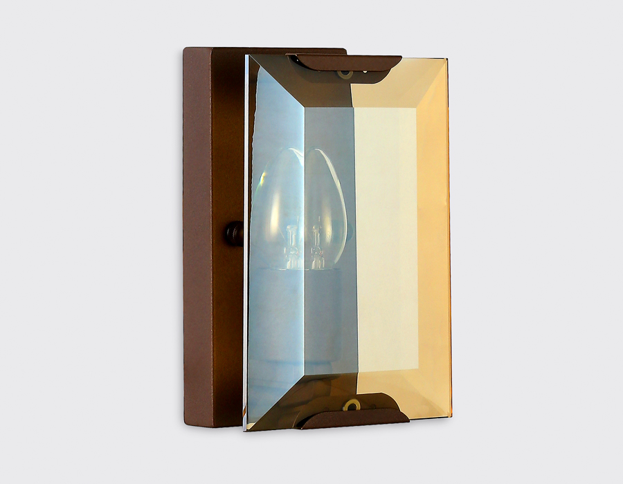 Настенный светильник Ambrella TR5158 CF/TI кофе/янтарь E14/1 max 40W 210*130*100