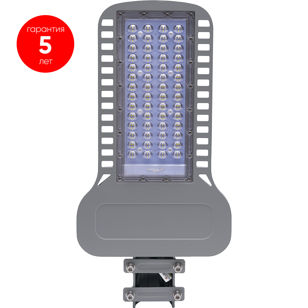 Светодиодный уличный консольный светильник Feron SP3050 80W 4000K 230V, серый Светодиодный уличный консольный светильник Feron SP3050 80W 4000K 230V, серый