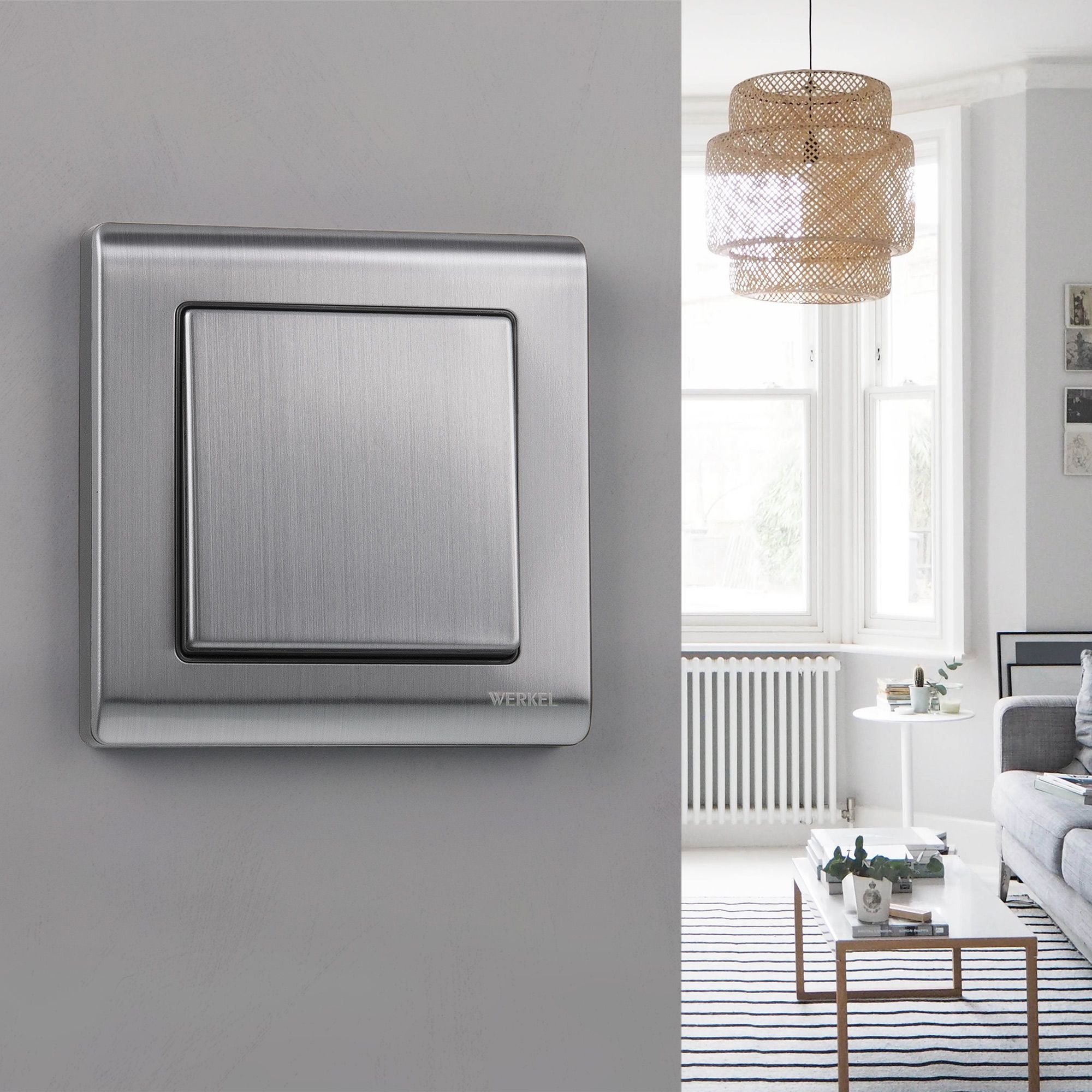 Рамка WERKEL Metallic на 1 пост (глянцевый никель) WL02-Frame-01 / W0011602 / a028859