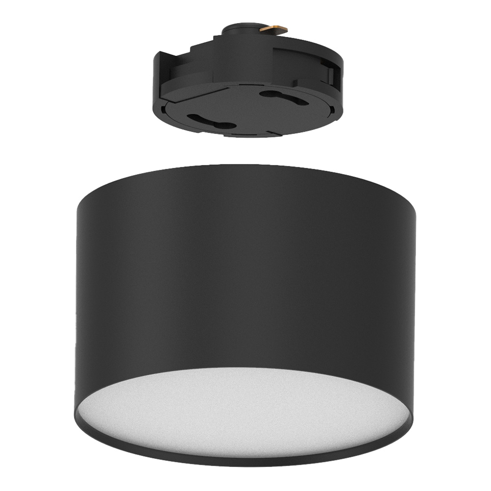 Светодиодный светильник Feron AL129 трековый однофазный на шинопровод 12W 4000K 110 градусов черный Светодиодный светильник Feron AL129 трековый однофазный на шинопровод 12W 4000K 110 градусов черный