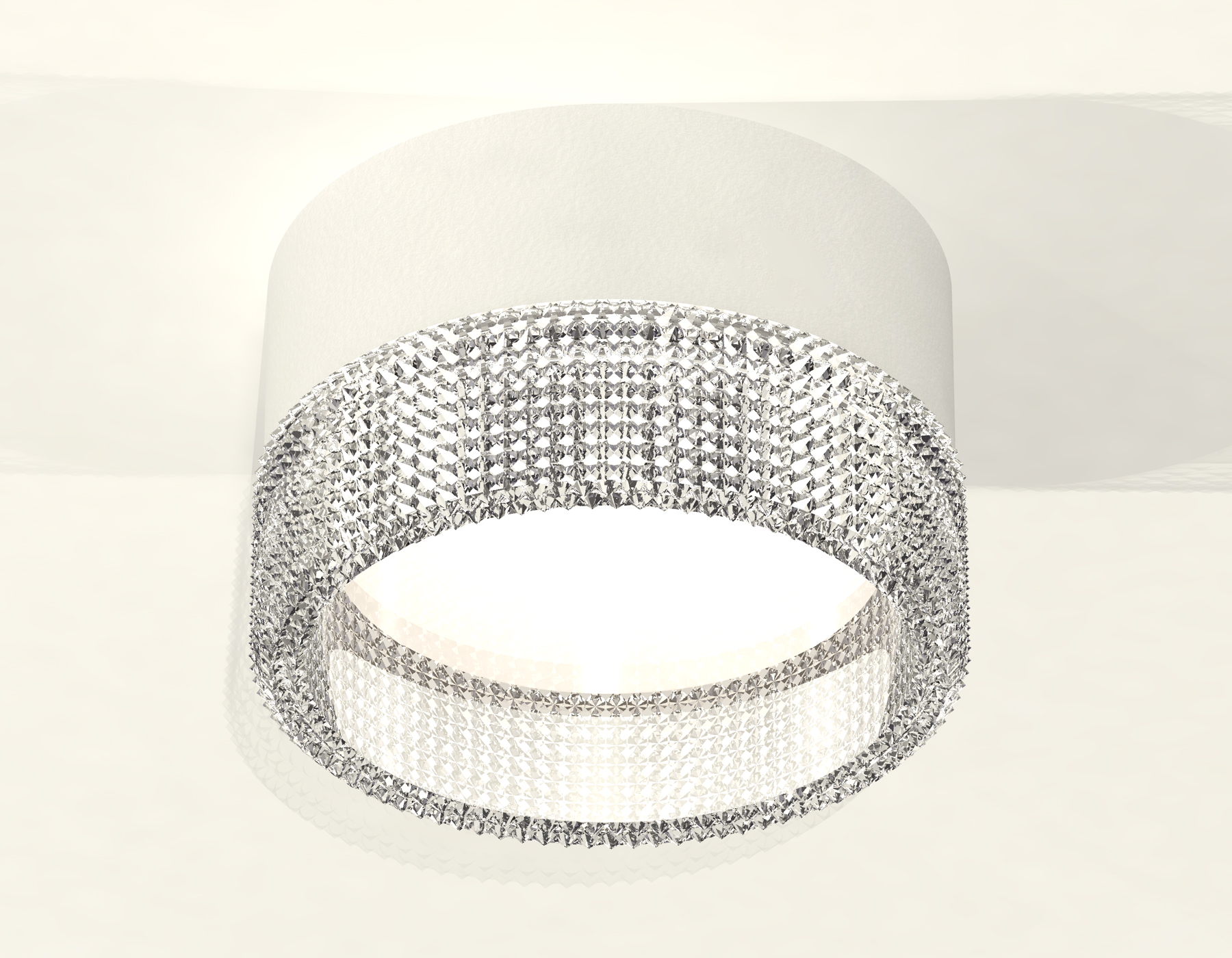 Накладной светильник XS8101030 SWH/CL белый песок/прозрачный GX53 (C8101, N8480)