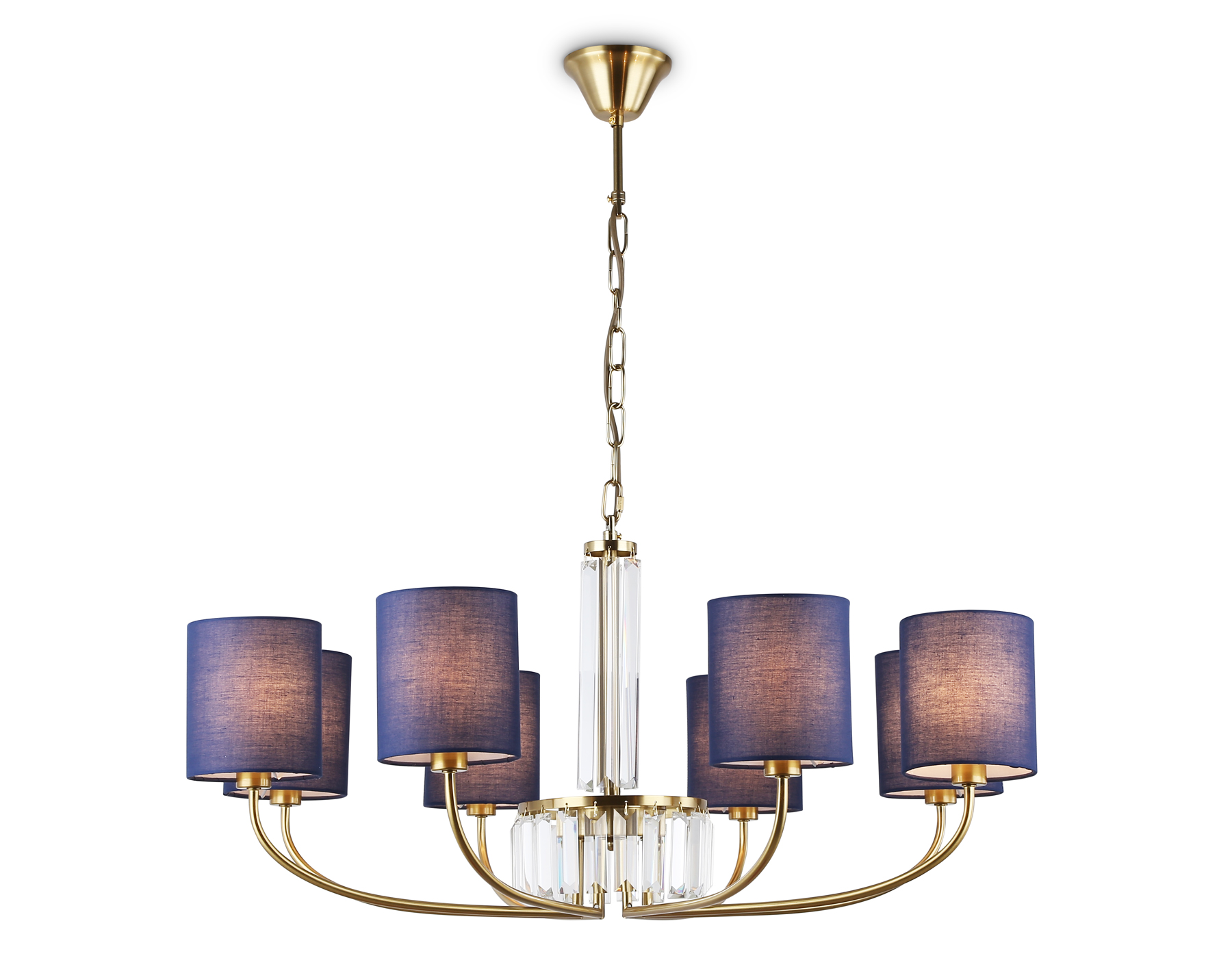 LH71273/8 BS/BK латунь/черный E14/8 max 40W D820*840