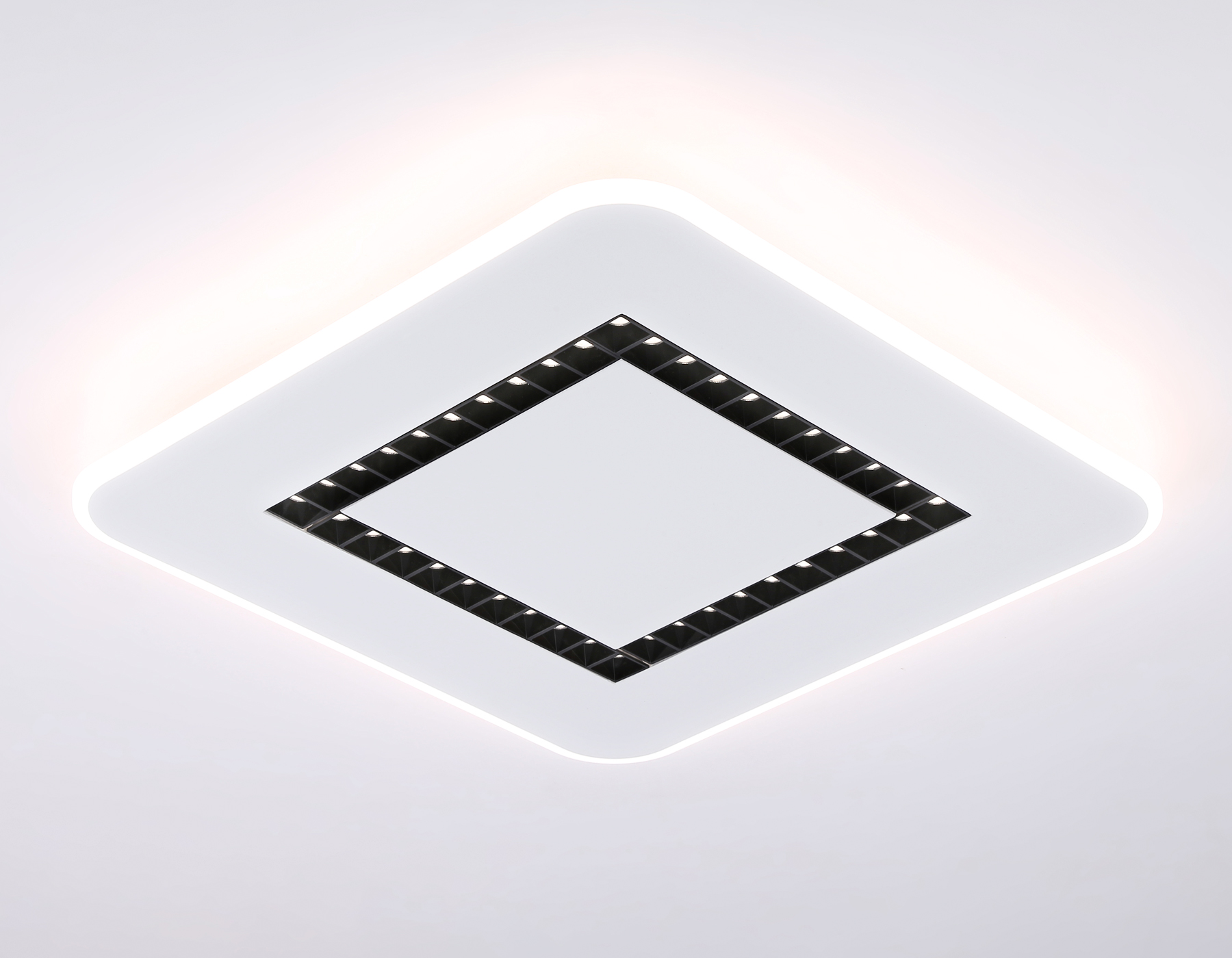 Потолочный светильник Ambrella FL51415 WH белый 3000K/4200K/6400K 68W 488*488*40 (ПДУ ИК)