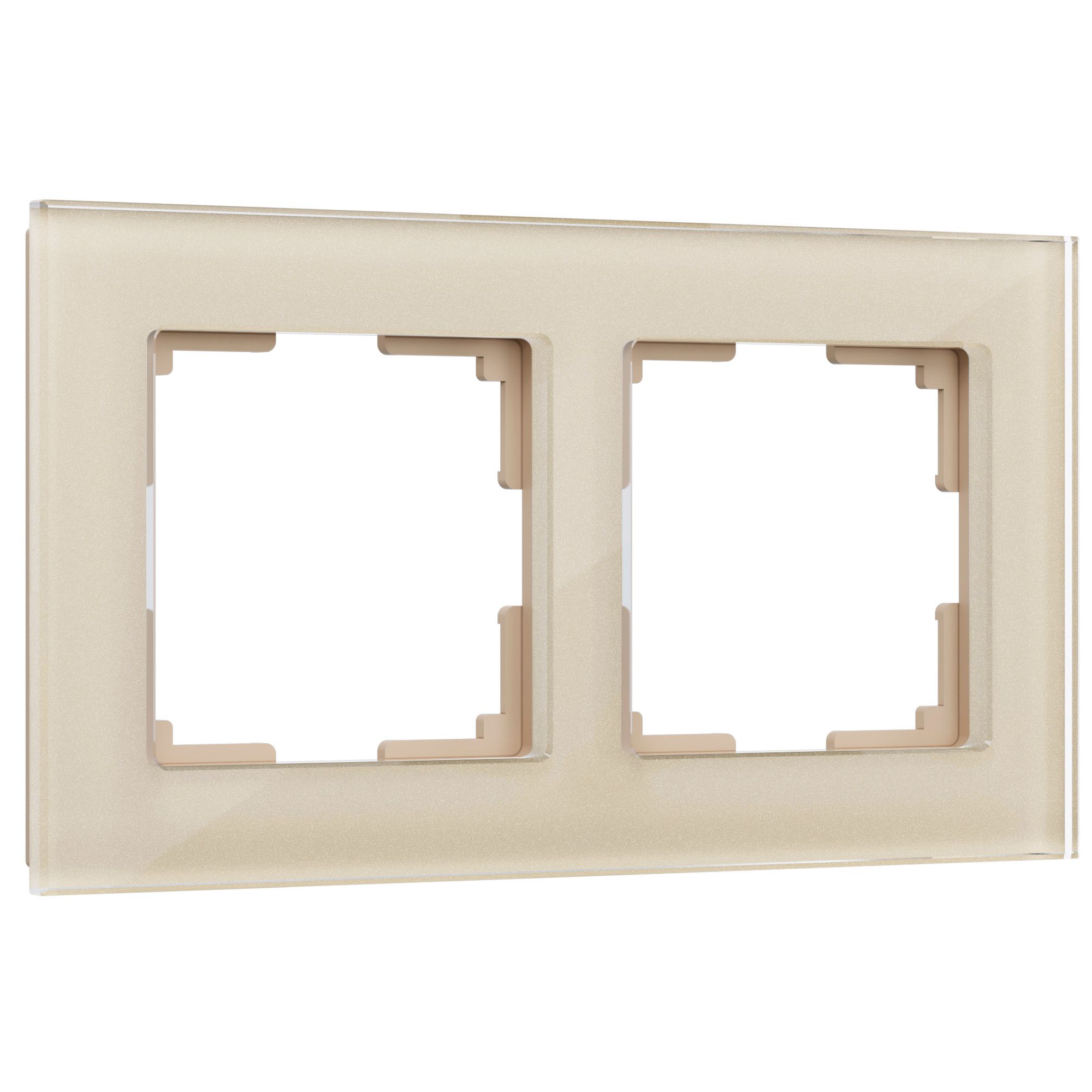 Рамка WERKEL Favorit на 2 поста (шампань) WL01-Frame-02 / W0021111 / a040871