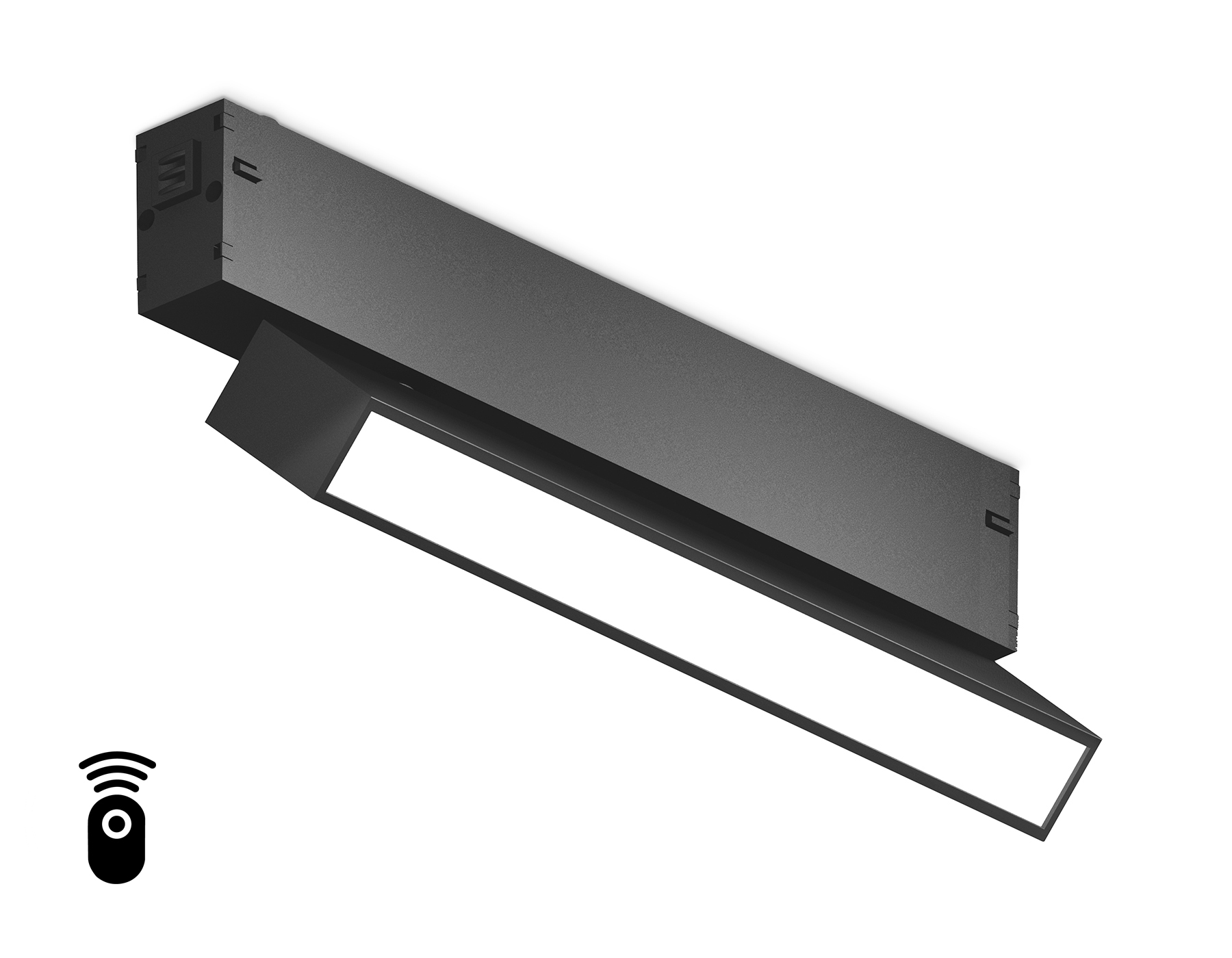 GL1322 BK черный IP20 12W 3000K-6400K 220V 120° 232*25*112 (Без ПДУ)