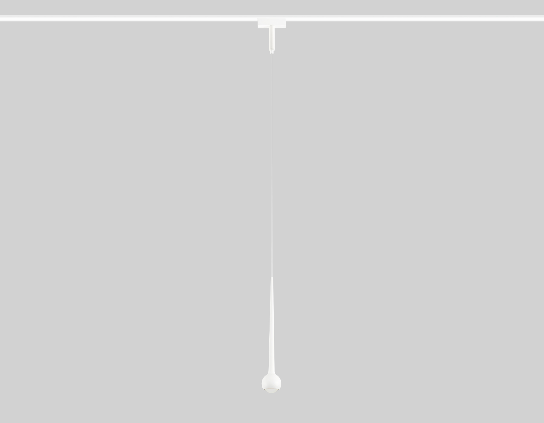 Светильник трековый подвесной Ambrella Magnetic Ultra Slim GV1642 WH белый IP20 9W 4200K 48V D75*1500