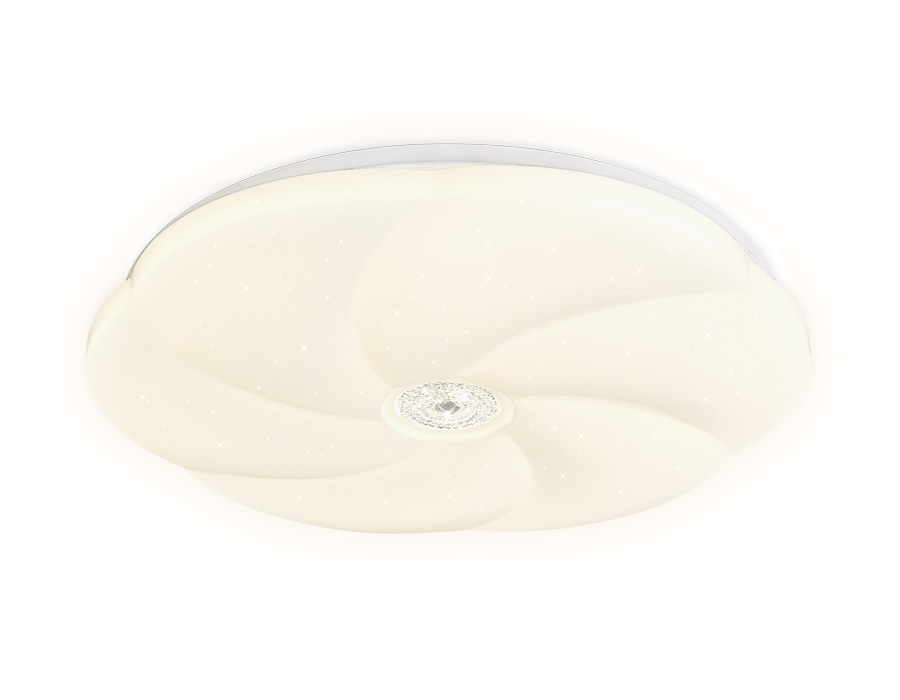 Потолочный светодиодный светильник Ambrella  FF24 WH белый 72W  (ПДУ ИК)