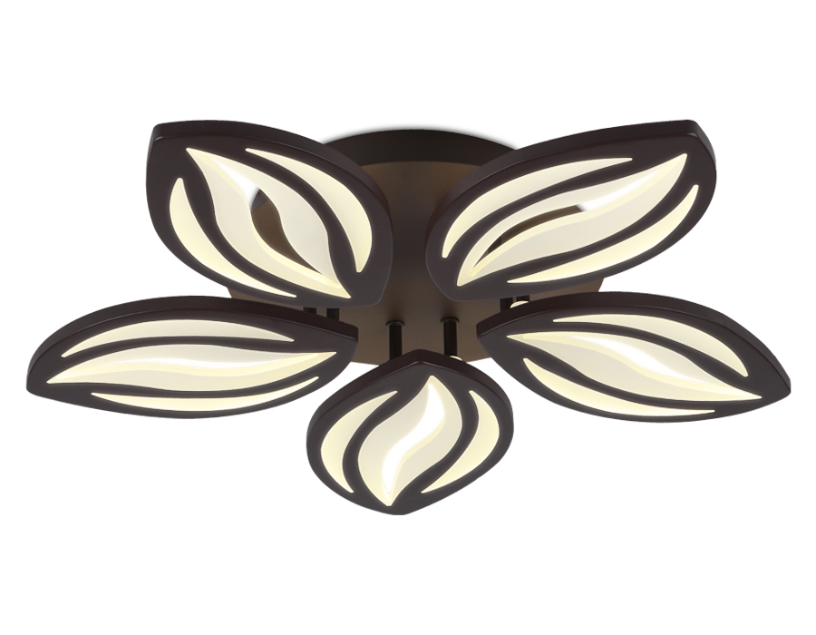 Потолочный светодиодный светильник Ambrella с пультом FA464 кофе 90W 540*540*80 Потолочный светодиодный светильник Ambrella с пультом FA464 кофе 90W 540*540*80
