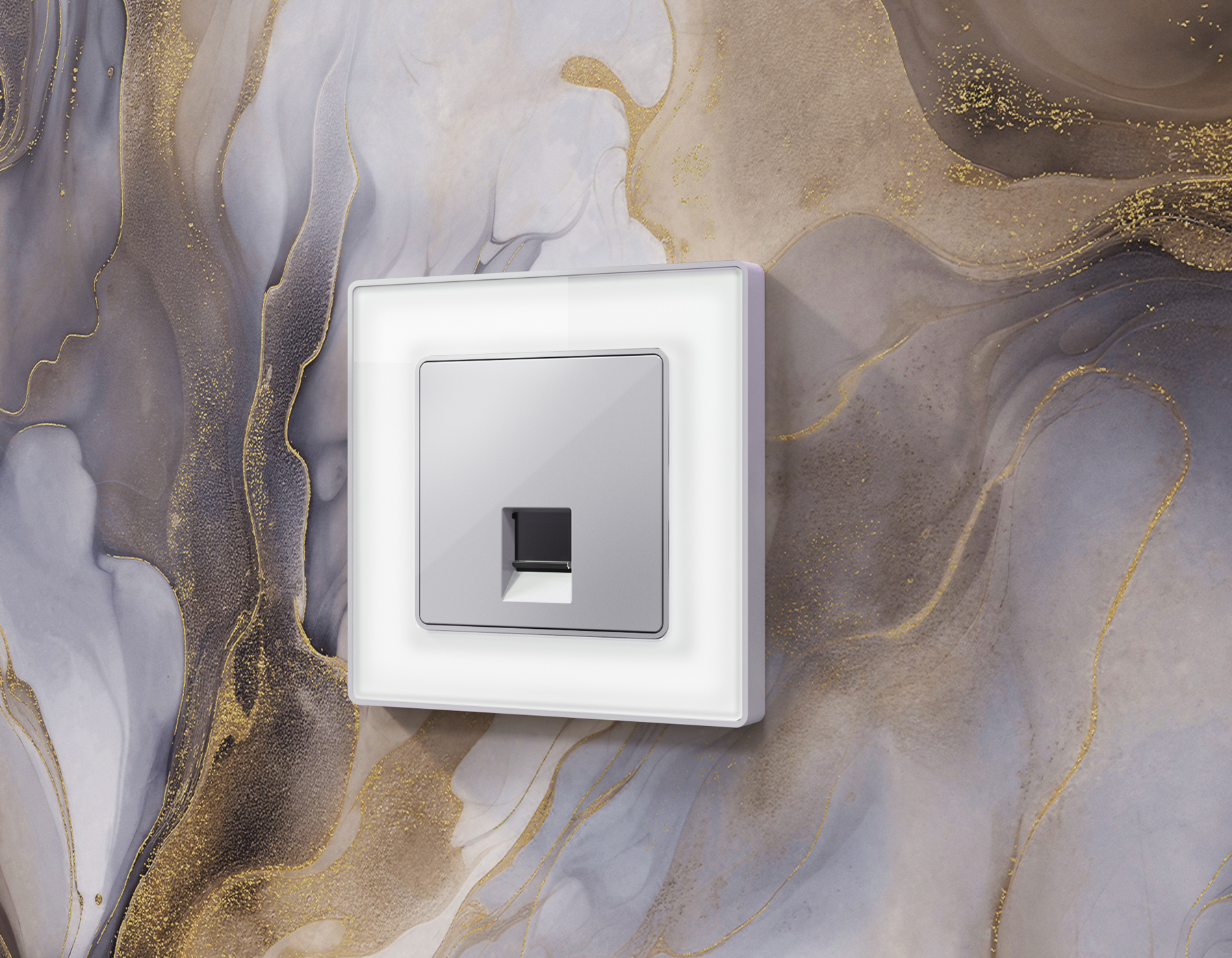 AF580131 Рамка ALFA Arctic (Белый Стекло органическое/Серебро) 1-ая