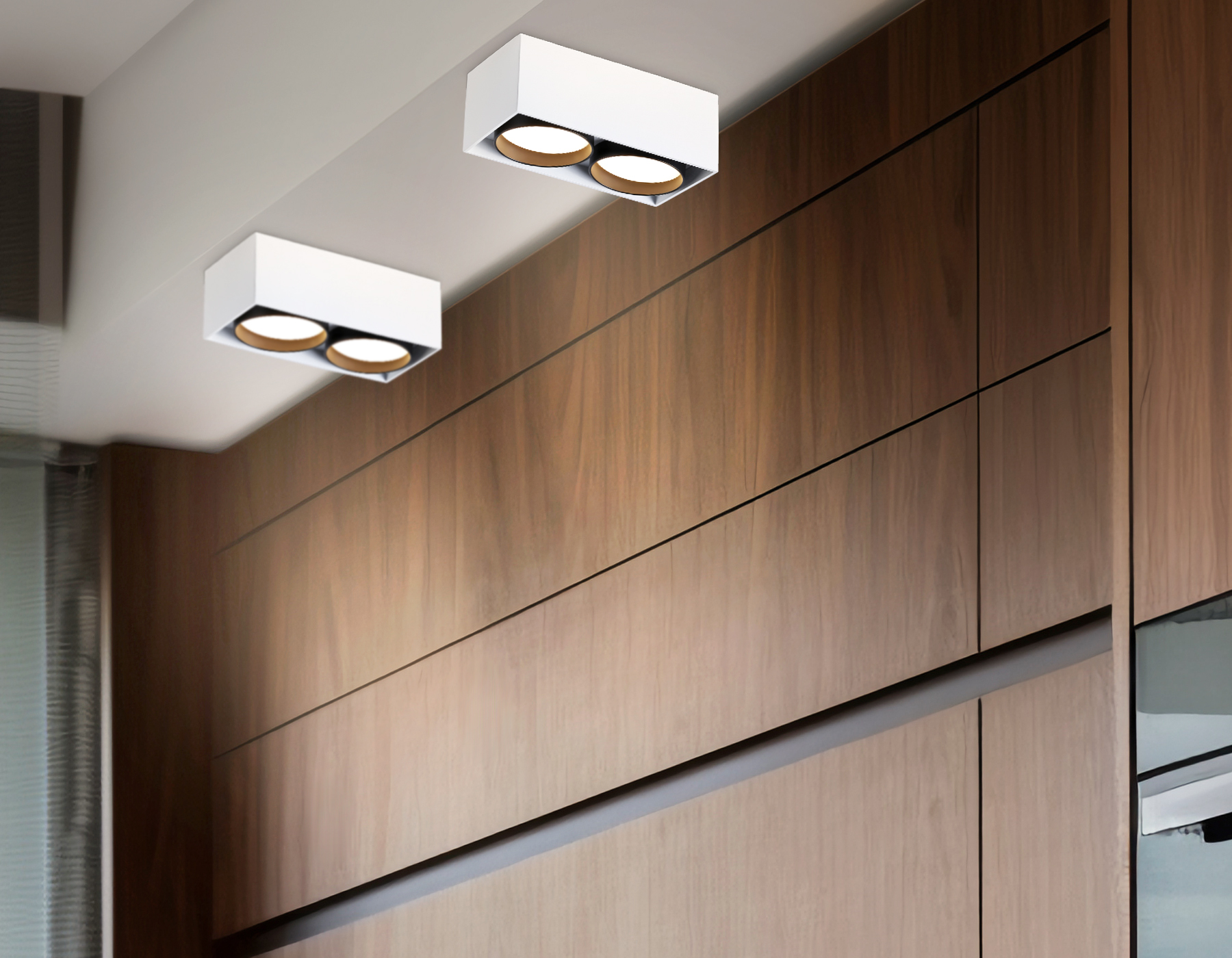 TN70872/2 WH/BK белый/черный GX53/2 max 12W 185*92*62