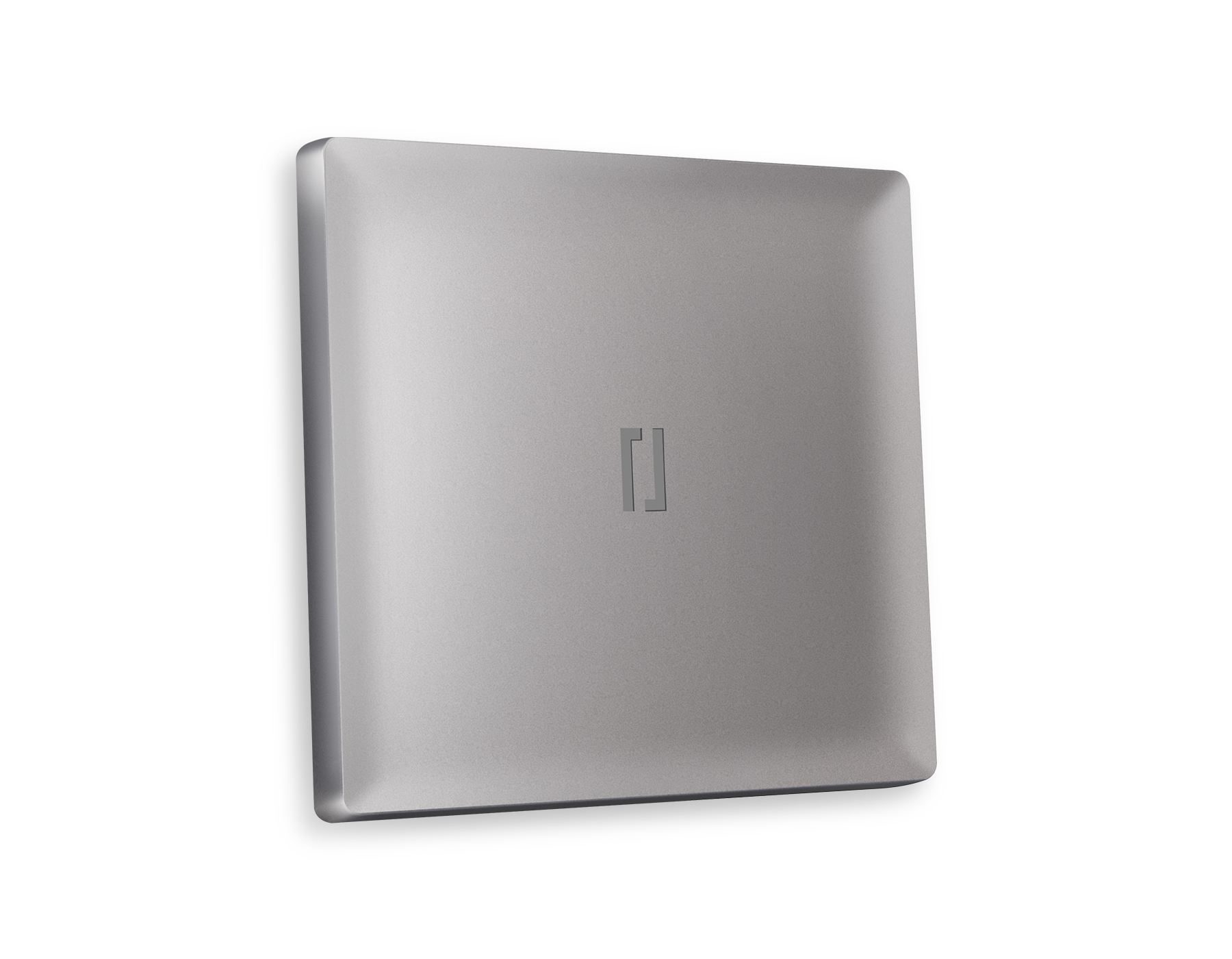 AP5020 Лицевая панель ALFA (Сталь матовый) для 1-кл выключателей с подсветкой QUANT