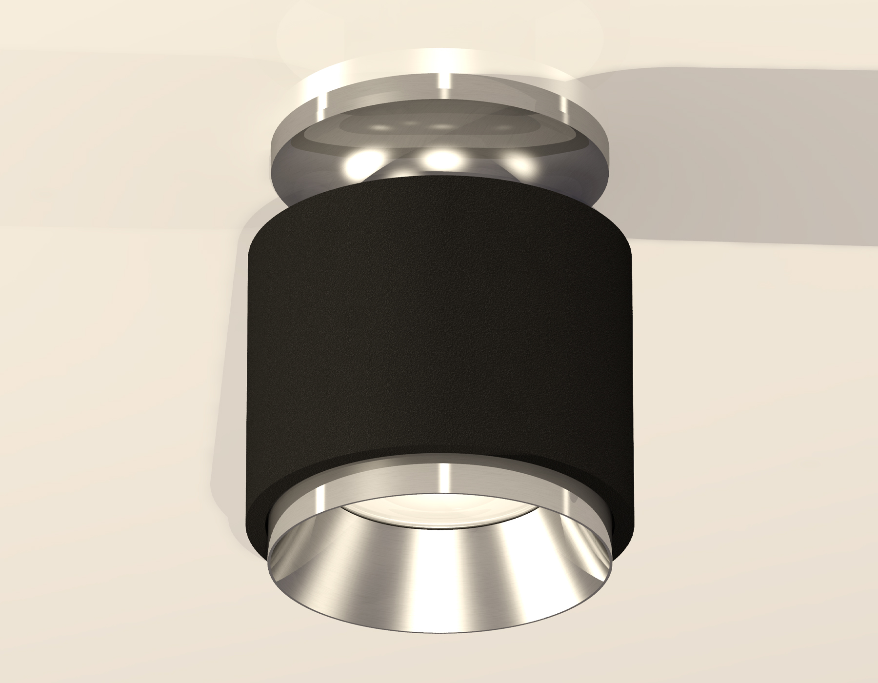 Накладной светильник XS7511080 SBK/PSL черный песок/серебро полированное MR16 GU5.3 (N7927, C7511, N7032) Накладной светильник XS7511080 SBK/PSL черный песок/серебро полированное MR16 GU5.3 (N7927, C7511, N7032)