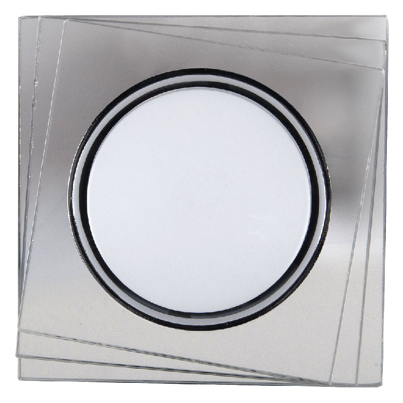 Светильник General GCL-GX53-H38  Квадрат 3-х уровневый Зеркальный