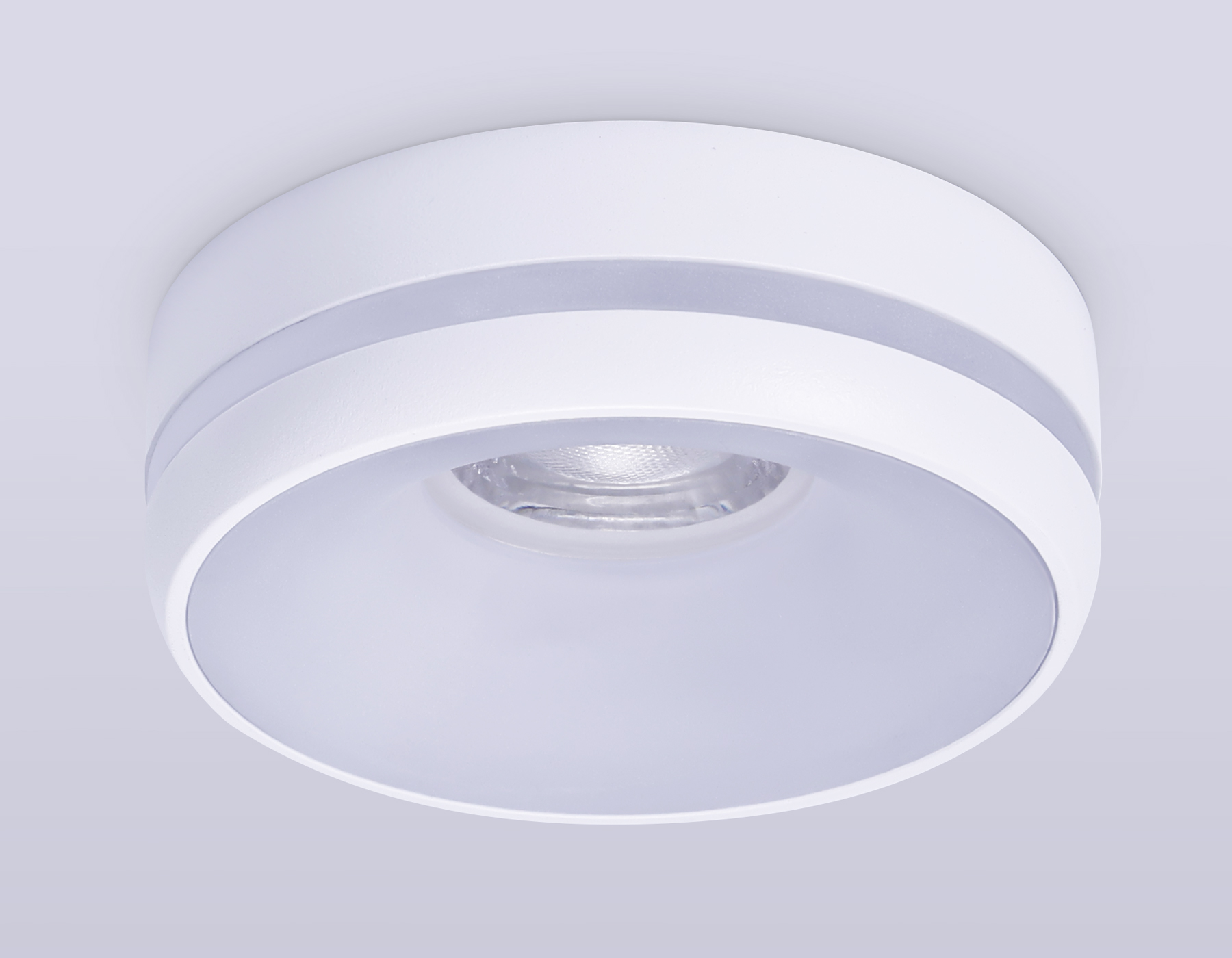 Накладной светильник Ambrella TN3333 SWH/FR белый песок/белый матовый GU5.3 D96*50