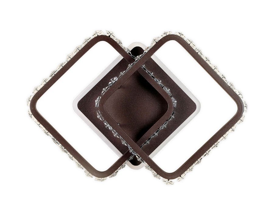 Настенный светодиодный светильник с выключателем Ambrella FA276 SCF кофе песок LED 3000K+6400K 26W 340*200*70