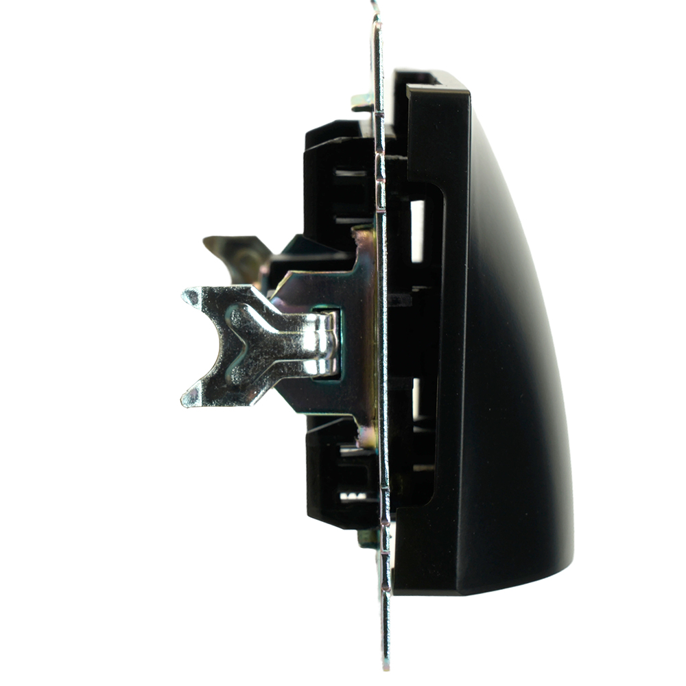 Кабельный вывод (механизм), STEKKER, серия Катрин, черный, GLS00-7116-05