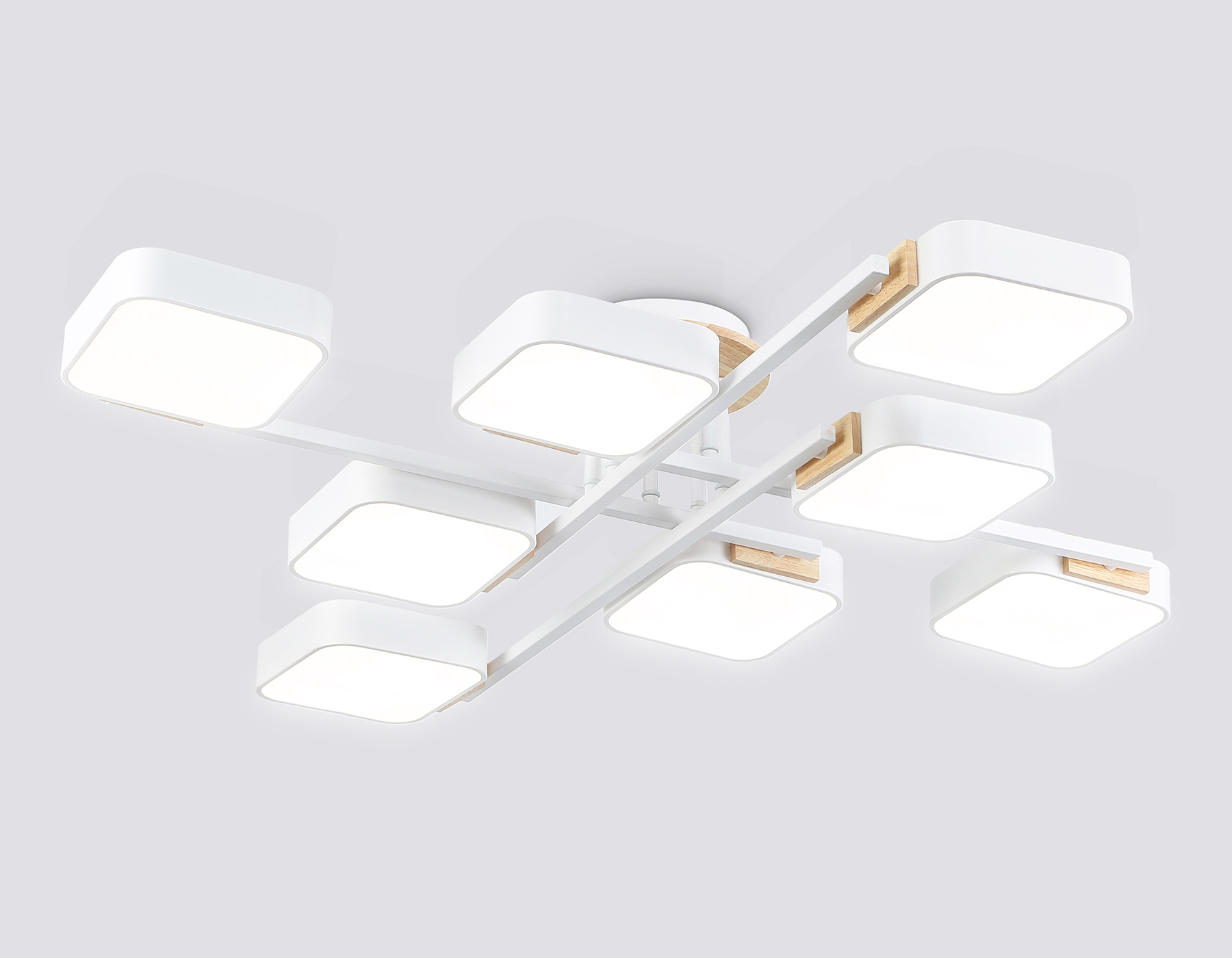 FL4888/8 WH/WD белый/дерево 144W 3000-6000K 960*960*160 (без ПДУ) FL4888/8 WH/WD белый/дерево 144W 3000-6000K 960*960*160 (без ПДУ)