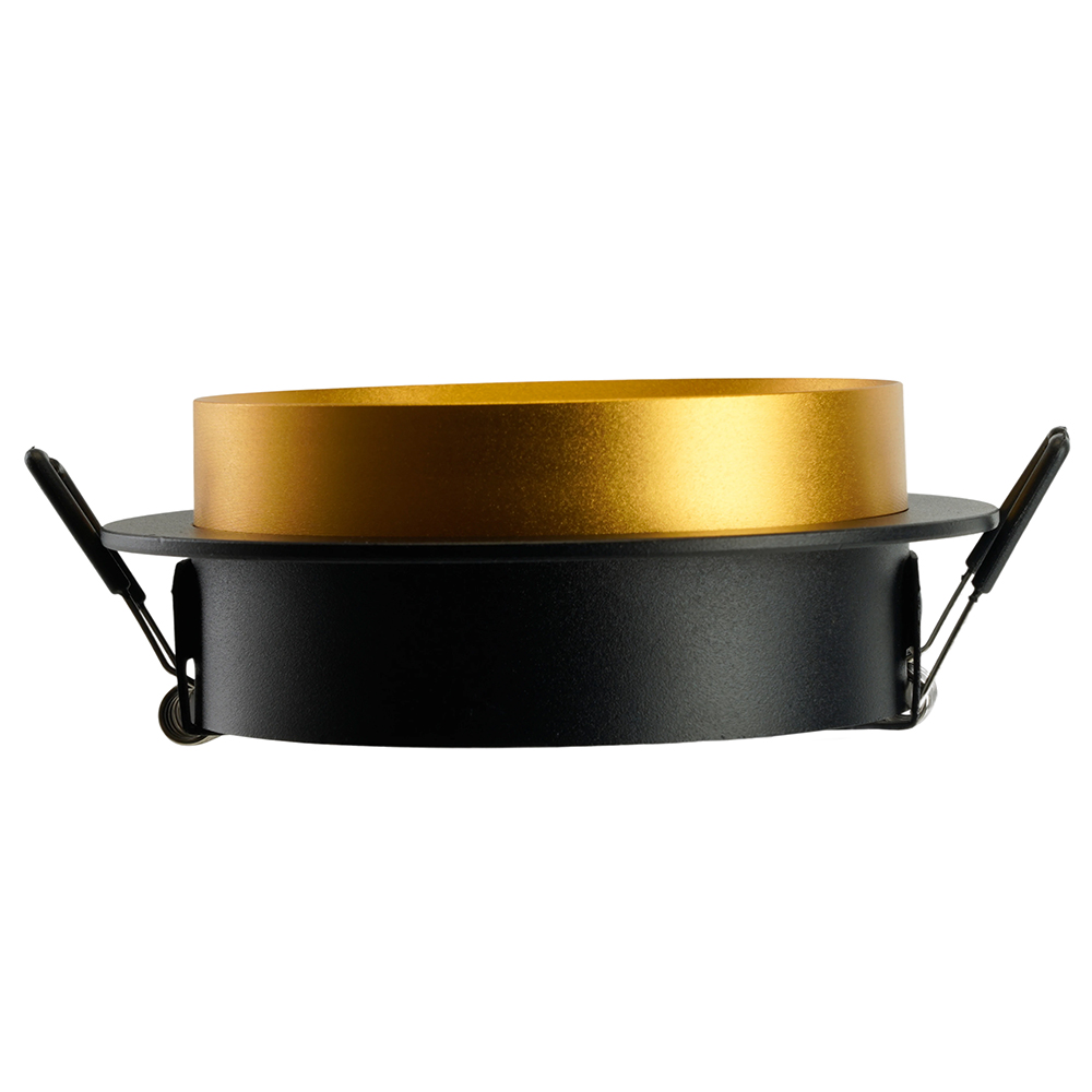 Светильник встраиваемый Feron DL507 потолочный GX53 черный + золото круг